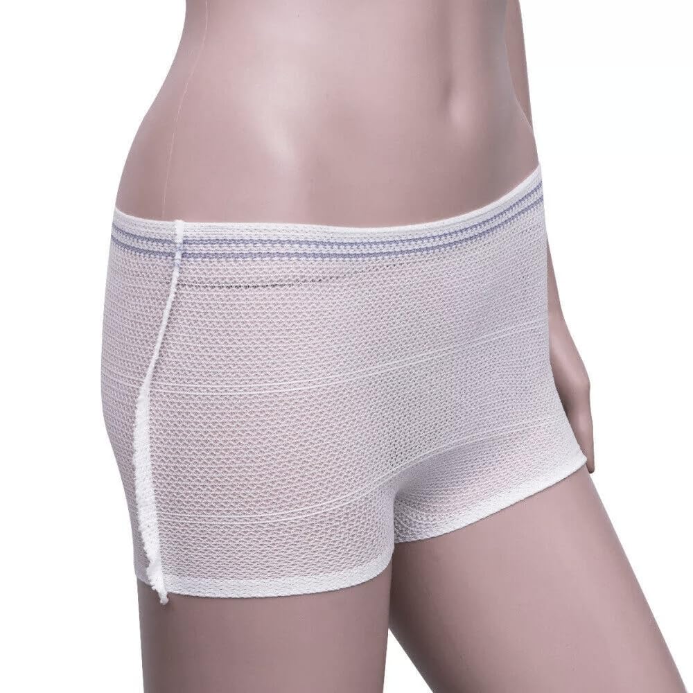 10 Pack Disposable Mesh Brief Pants, Mesh Underwear Postpartum Maternity Briefs, Hospital Unisex Incontinence Mesh Pants (XXX-Large)