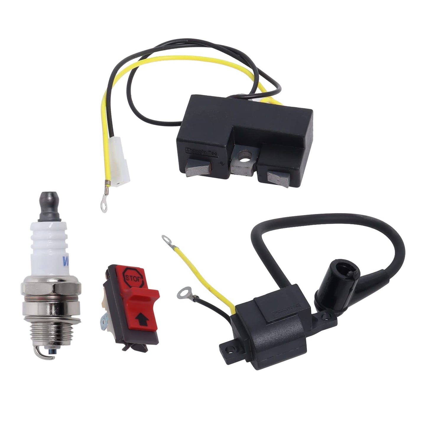 501516201 Ignition Coil Module Kit for Husqvarna 61 66 162 266 266XP 266SE Jonsered 630 670 Replace Chainsaw Part Number for 501546201 501517201 501617201