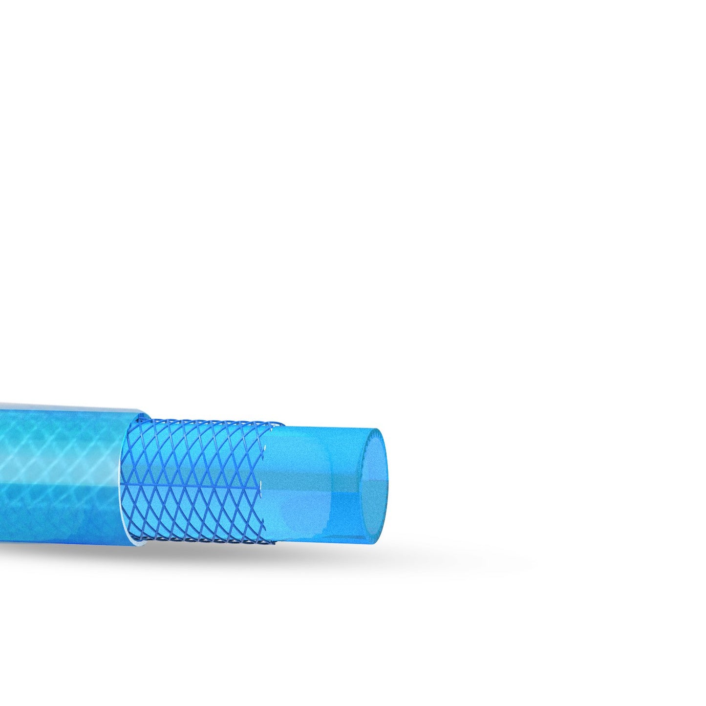 WYNNsky Reinforced Polyurethane (PU) Air Hose, 1/4" x100ft, 300 PSI, Air Compressor Hose with 1/4" MNPT Brass Endings
