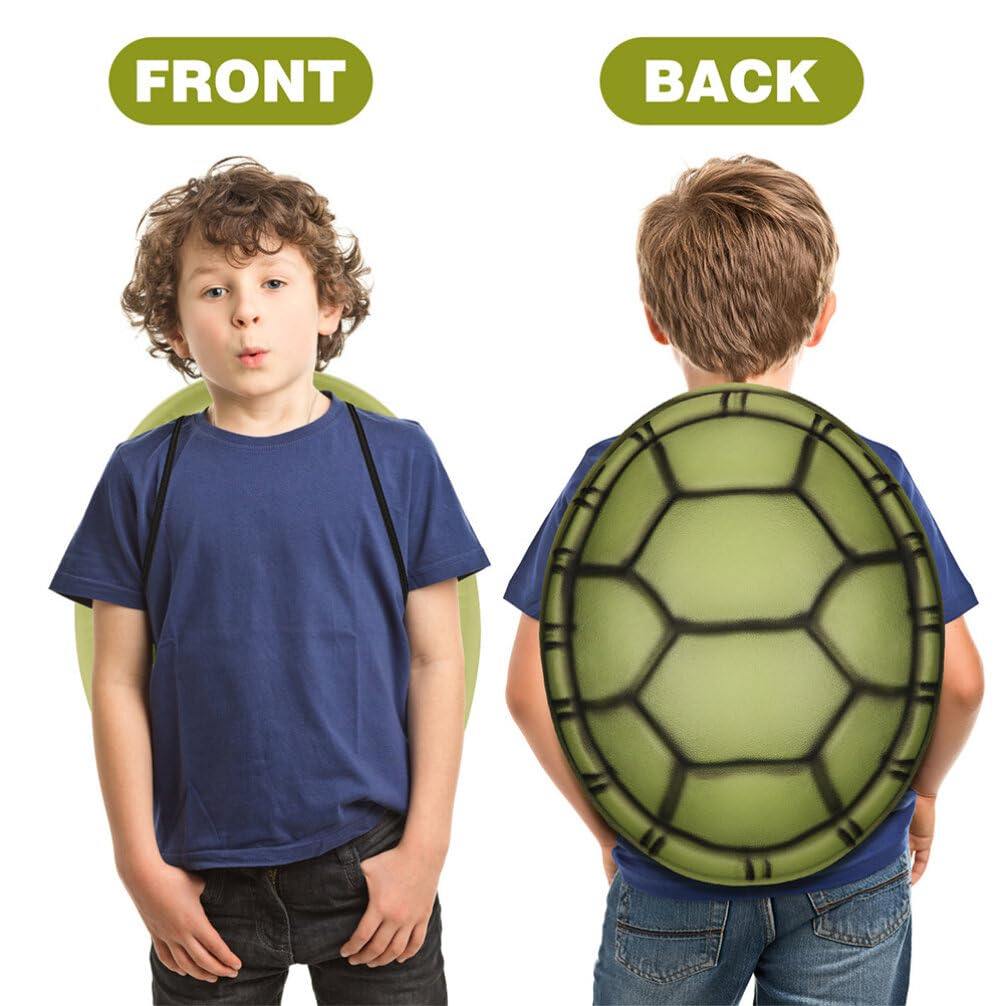 STOBOK Turtle Shell, 6pcs Halloween Turtle Shells Turtle Shell Costume Cosplay Turtle Shell Props for Party Favors