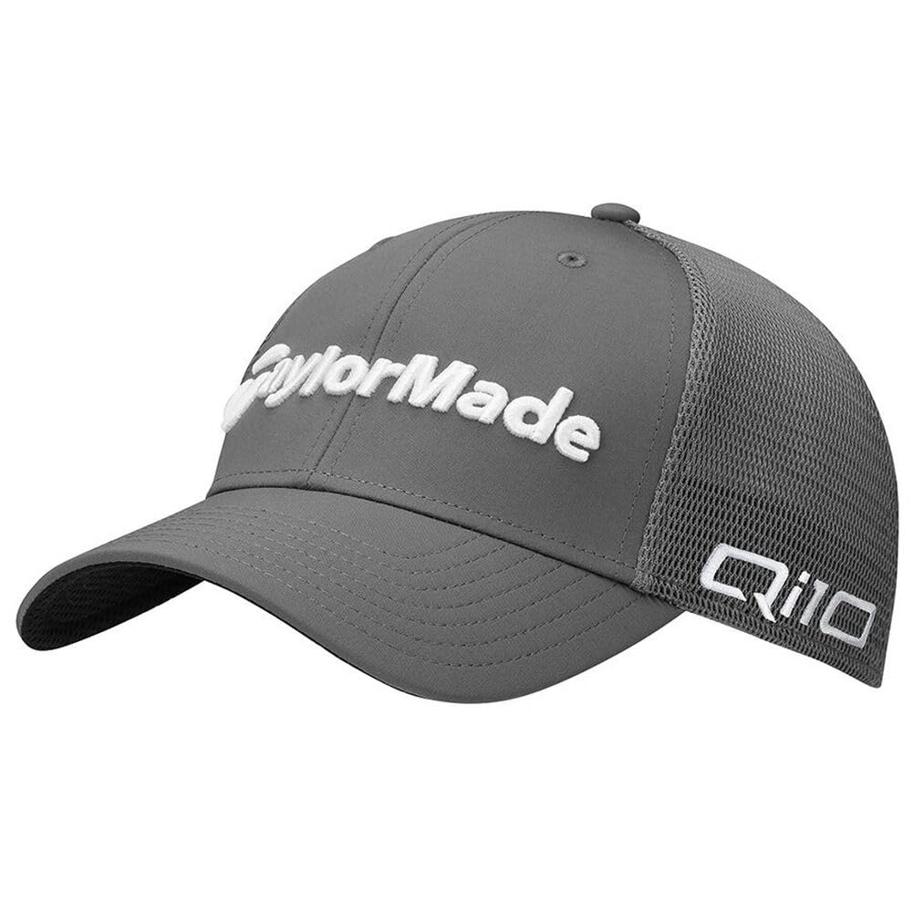 TaylorMade Golf Tour Cage Hat, Grey, S/M
