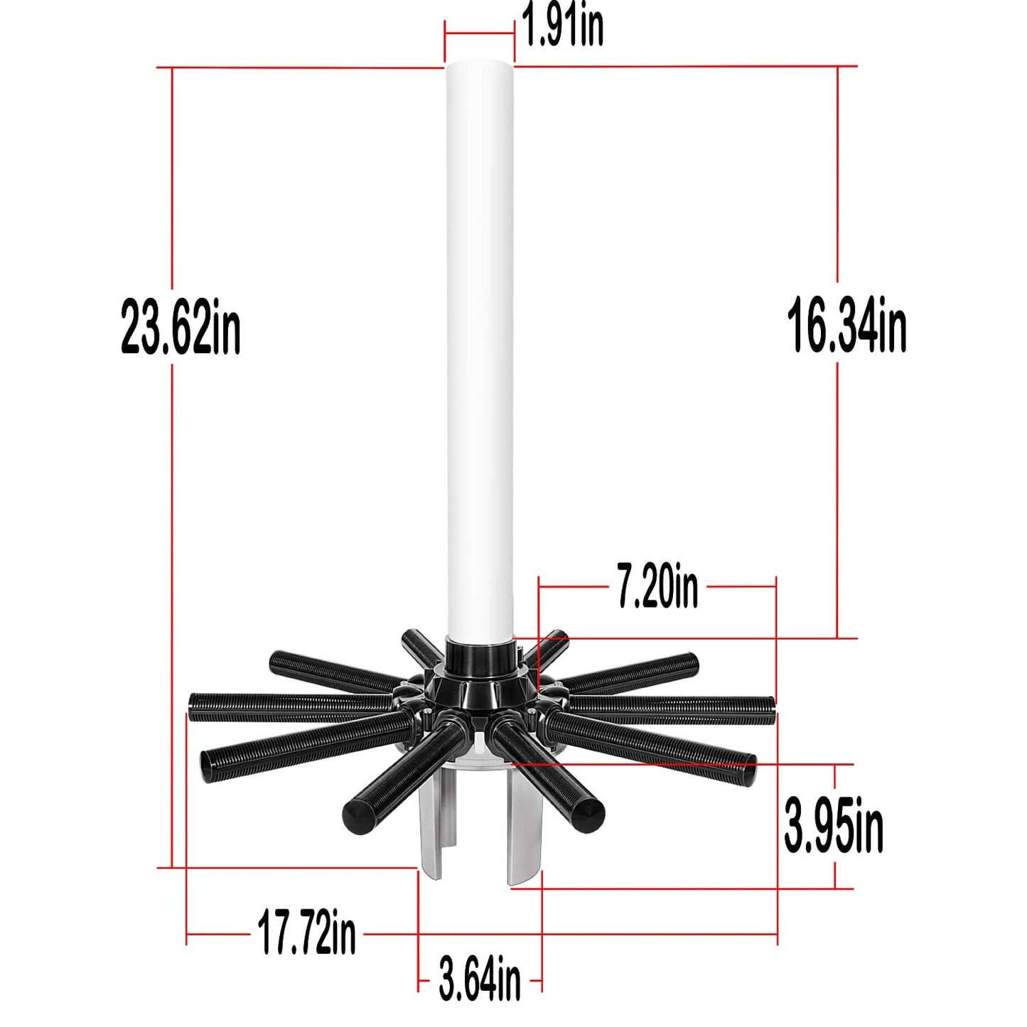 SX210DA Lateral Assembly/w Center Pipe for Hayward Pro Series Sand Filter S220T2, S244T2, S180T, S210T, S220T, S230T, S244T and Automatic Skimmers