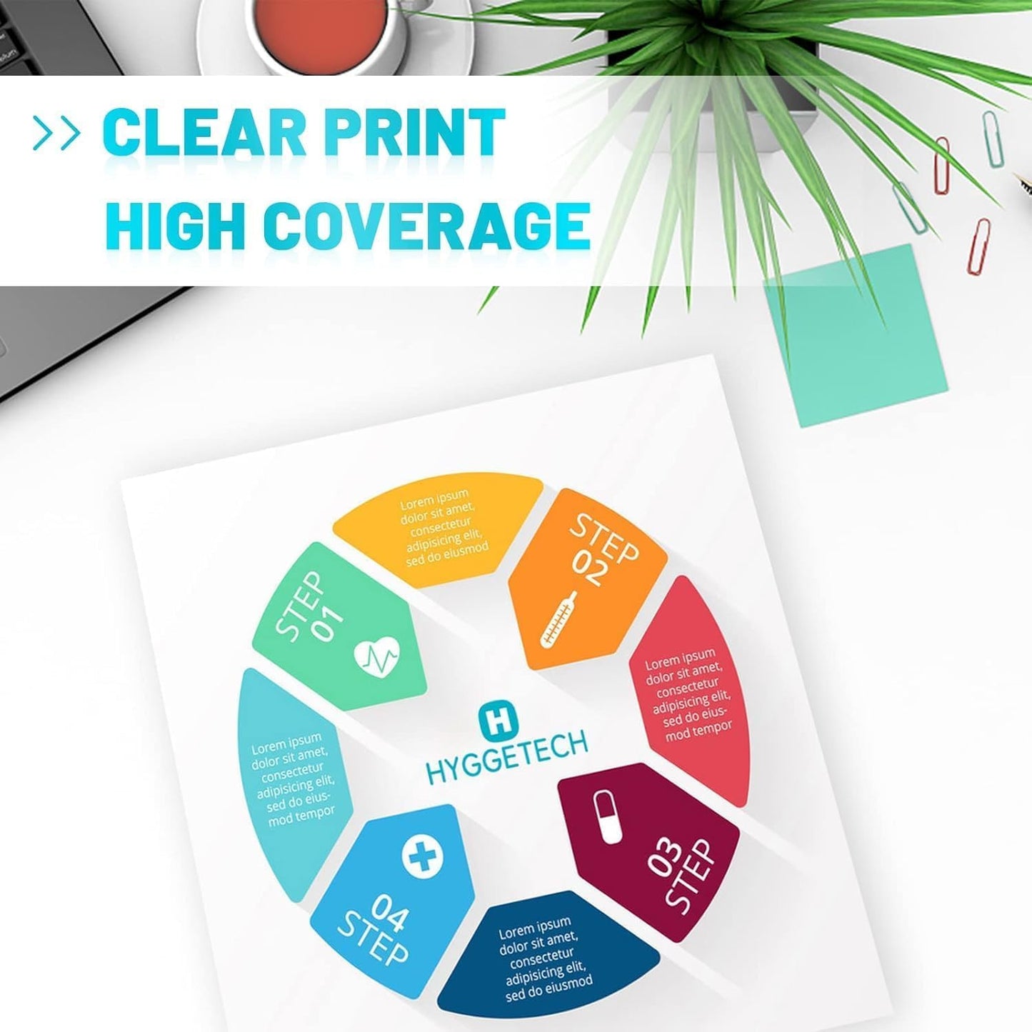 LC406XL Ink Cartridges Compatible for LC406XL Ink Cartridges Brother LC406 Ink Cartridges Work with Brother MFC-J4535DW MFC-J4335DW MFC-J5855DW MFC-J6555DW MFC-J6955DW Printers