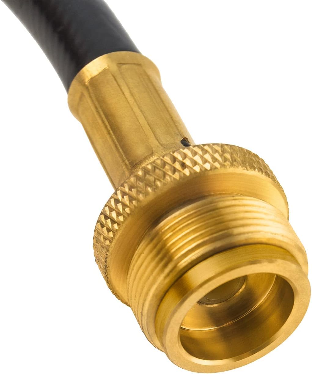 BBQ Future 6-Feet Black Rubber Adapter Hose for Weber Q Series & Go-Anywhere Grills, 1-Pack