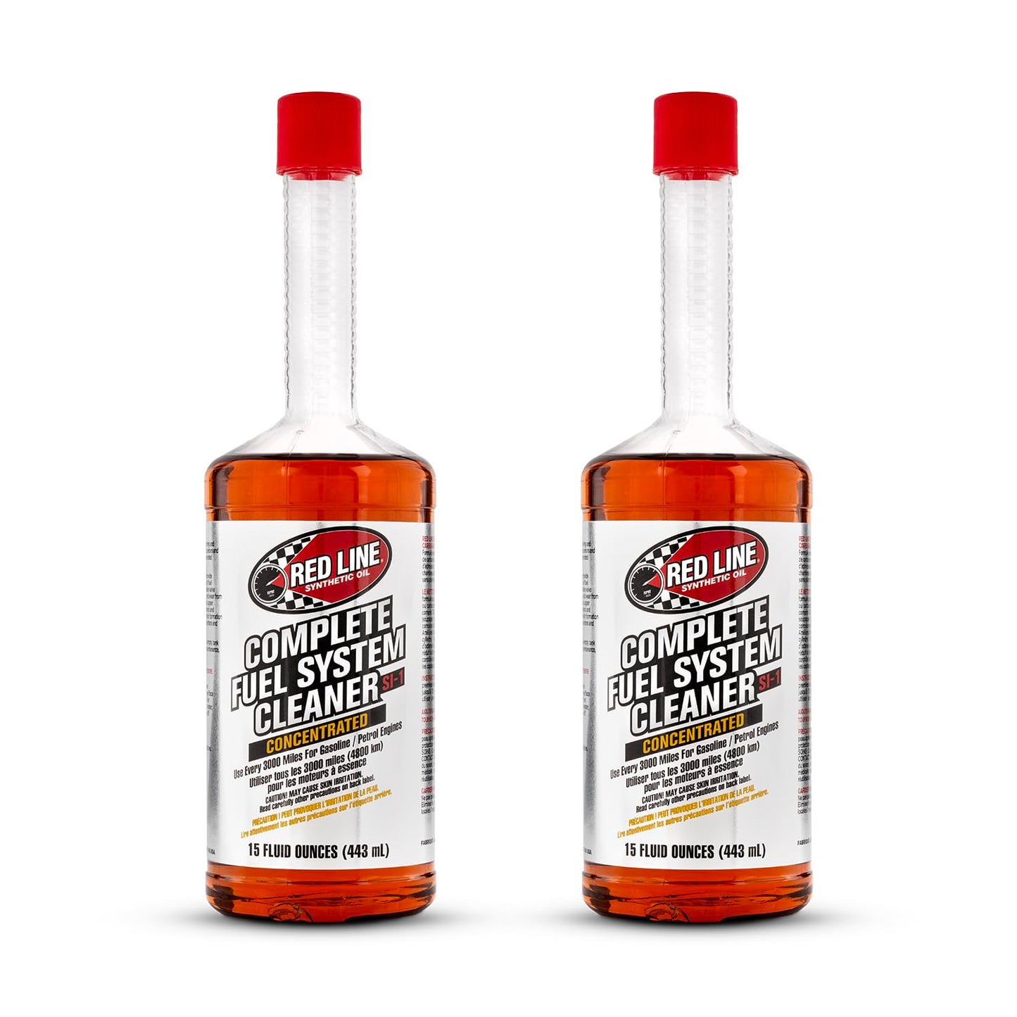 Red Line 60103 Complete SI-1 Fuel System Cleaner, 15 Ounce, 2 Bottles