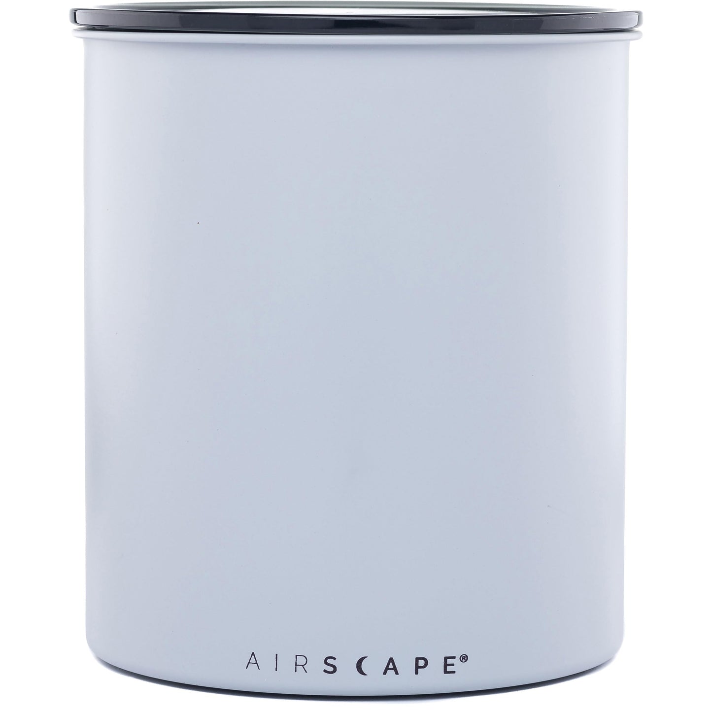 Airscape Coffee Storage Canister (2.2 lb Dry Beans) - Extra Large Kilo Size Food Container, Patented Airtight Lid with Two Way Valve Pushes Air Out to Preserve Food Freshness (Matte Gray)