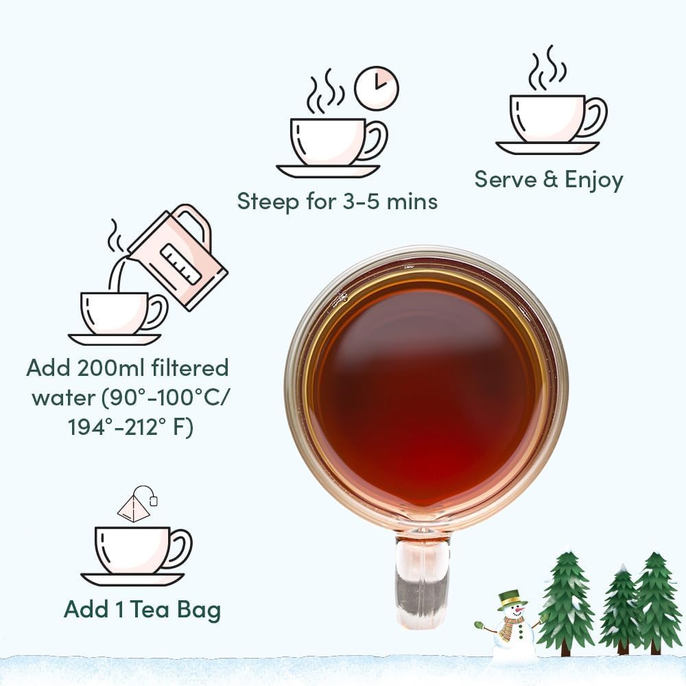 Limited Edition - Advent Calendar 2026 Tea Bags Folding Gift Set | 24 Unique Flavors - Holiday Gift Box | Christmas Advent Calendar 2026 for Adults, Advent Calendar 2026 Adult Women and Men | VAHDAM
