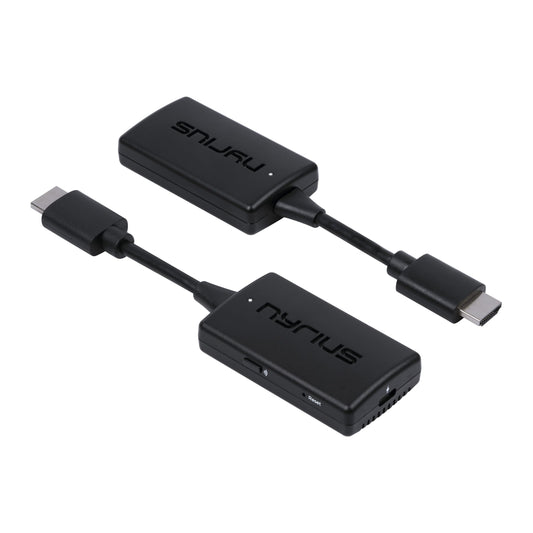 Nyrius Orion Prime Wireless HDMI-to-HDMI Video Transmitter & Receiver, Plug & Play Extender, Stream Full HD 1080p up to 150ft from PC, Laptop, Cable/Satellite Box to a TV or Projector (TDD20)