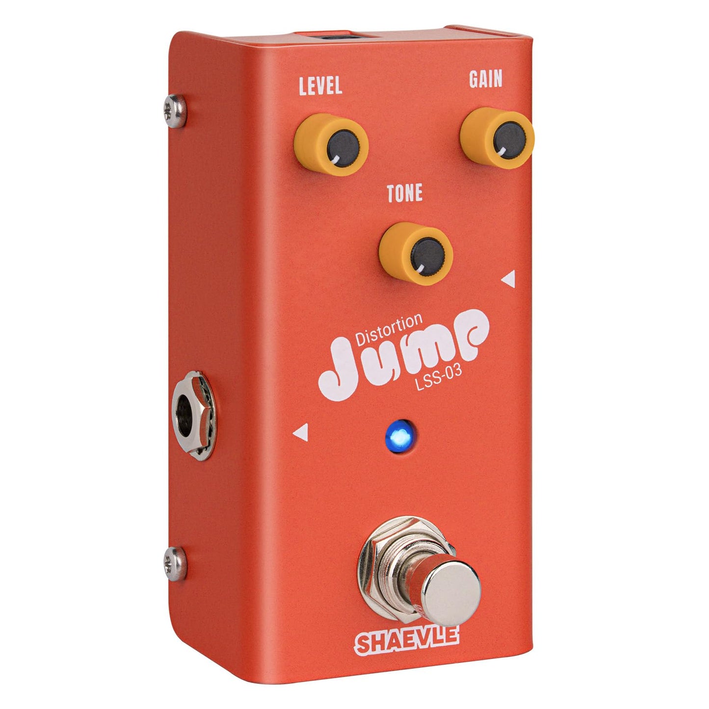 SHAEVLE Distortion Guitar Pedal Crunch-Style– All-Analog Circuit, True Bypass, Compact Design for Classic Amp-Like Drive (Crunch Distortion)