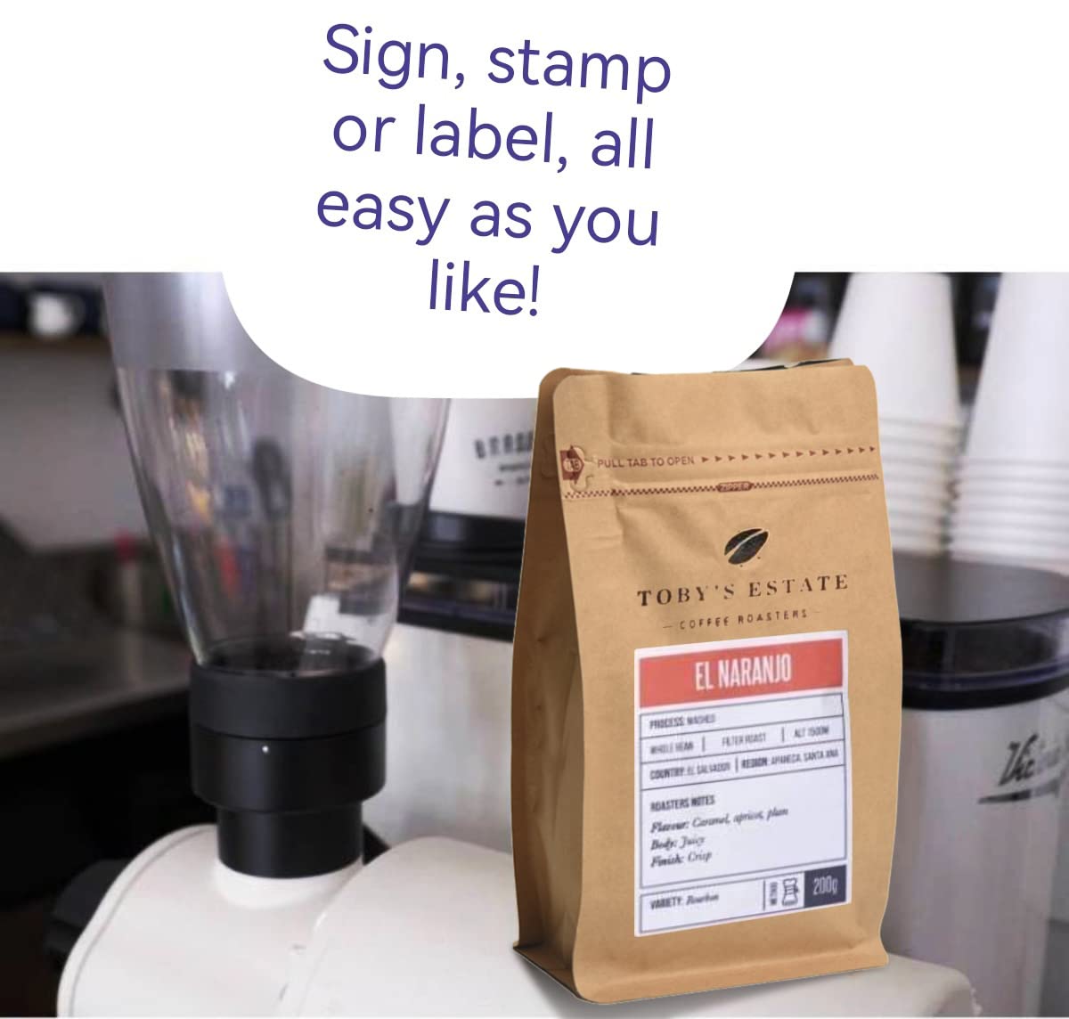 100 Count 0.25 lb Kraft Paper Coffee Bags - High Barrier Kraft & Foil Liner - Flat Bottom Coffee Pouches with Degassing Valve, Food Storage Bags with Rsealable Zipper & Easy Open Tape (100pcs,
