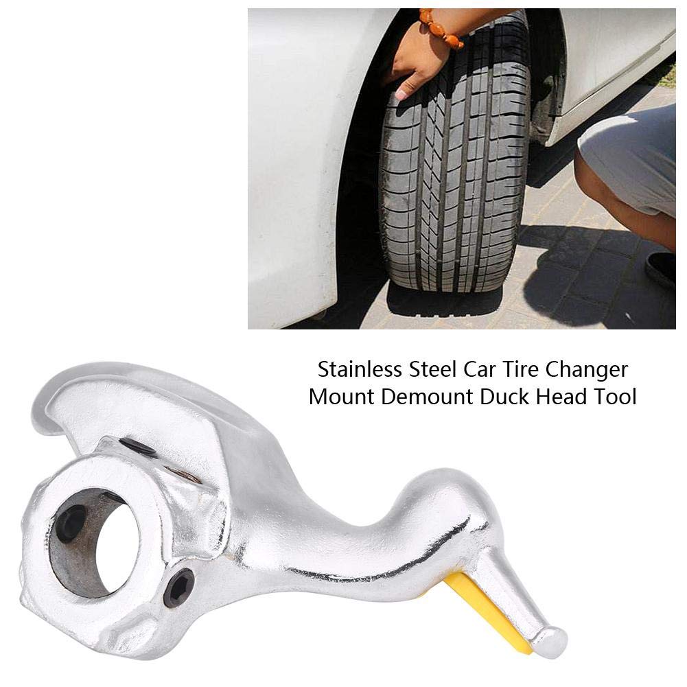 Tire Changer Mount, Tire Repair Tool Stainless Steel Tire Demount Duck Head Tool Diameter 28mm/30mm for Wheel Repair