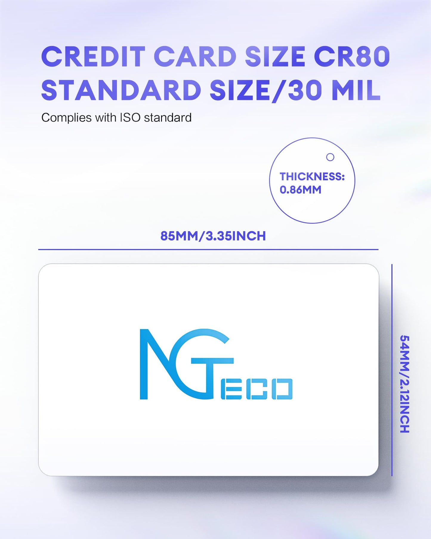 10 PCS 125KHz RFID Cards for NGTeco Time Clock TC1 MB1 MB2