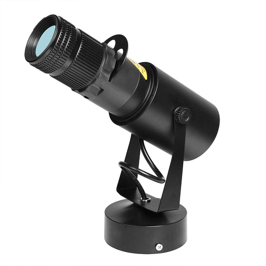 15W LED White Follow Spot Light Led Pin Spot Manual Focus Length Adjustable with 4 Apertures, Aperture Size Adjustable, for DJ Disco Club Party Wedding Stage Effect Lighting