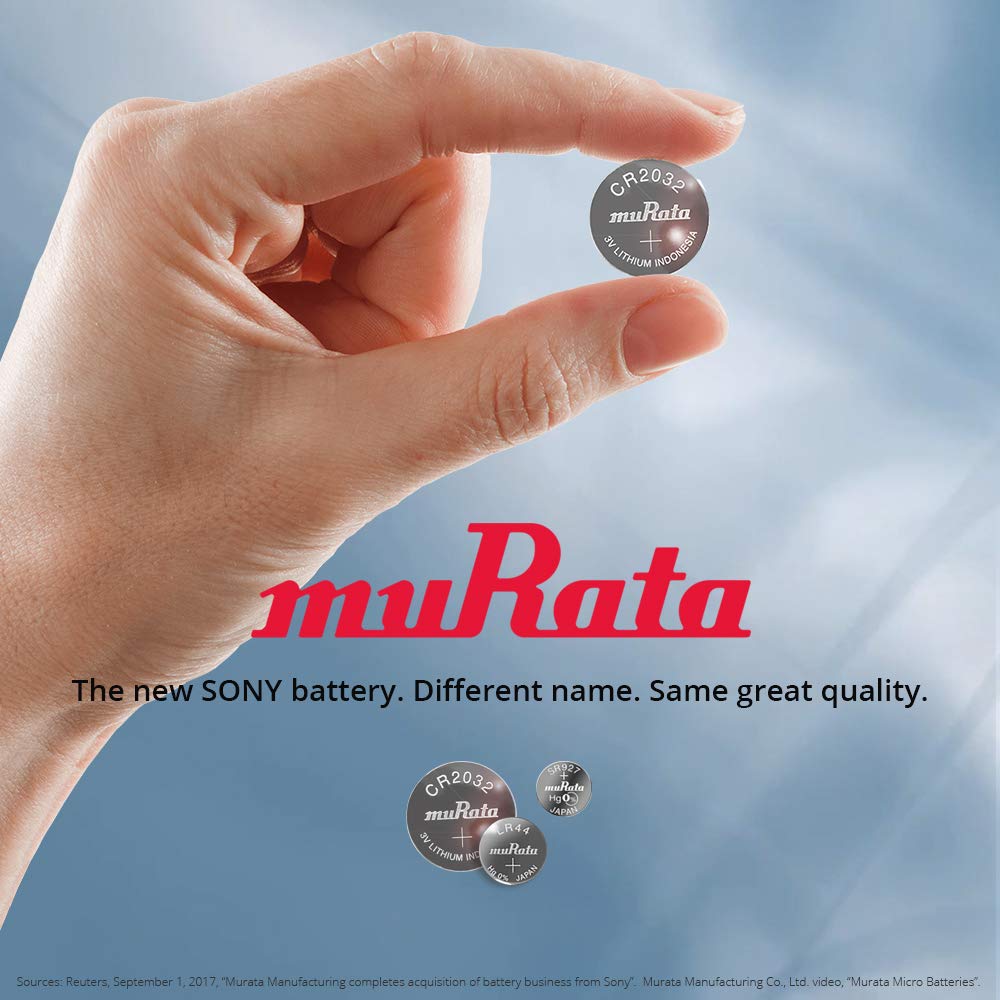 Murata CR2450 Battery 3V Lithium Coin Cell - Replaces Sony CR2450 (20 Batteries)