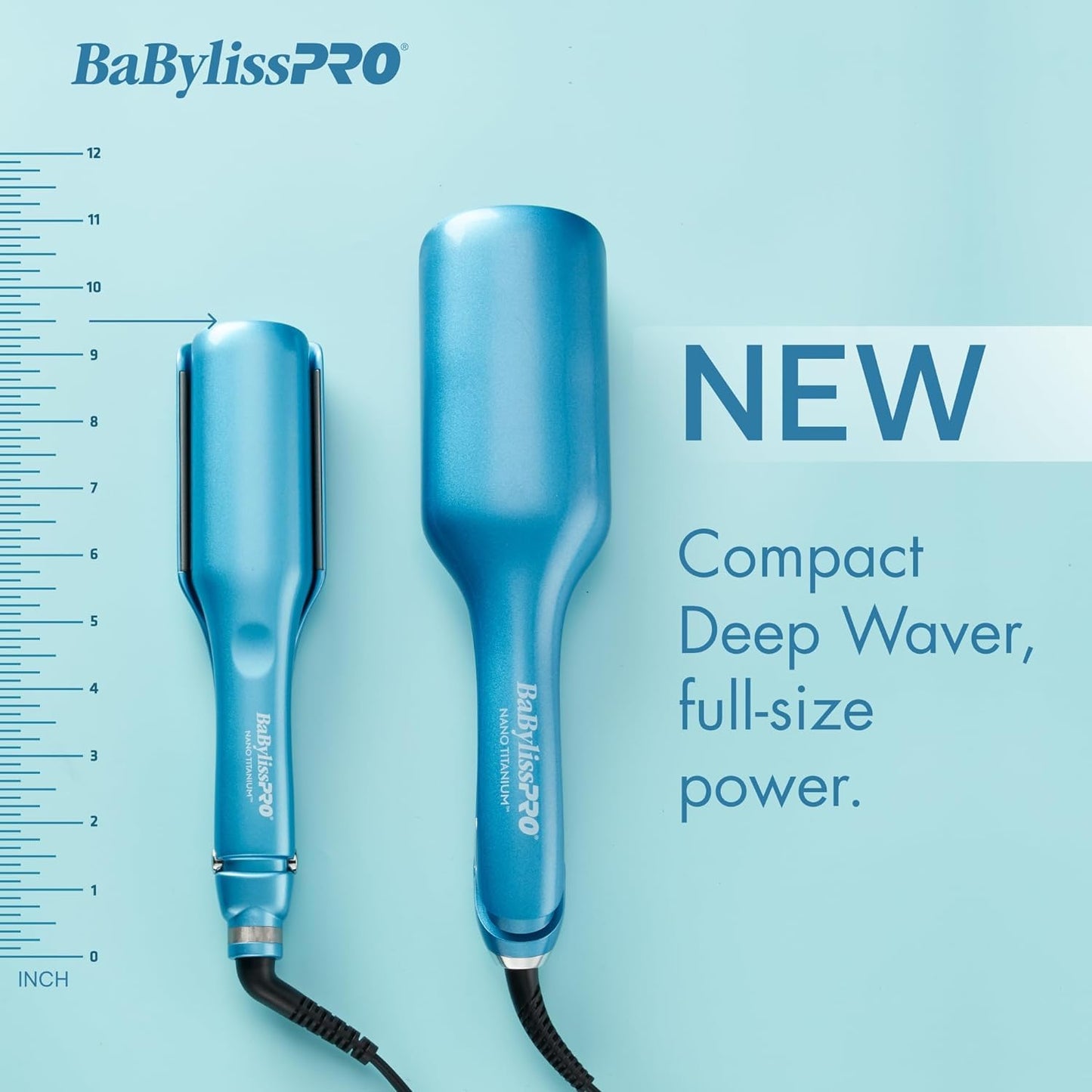 BaBylissPRO Nano Titanium Compact Ionic Deep Waver