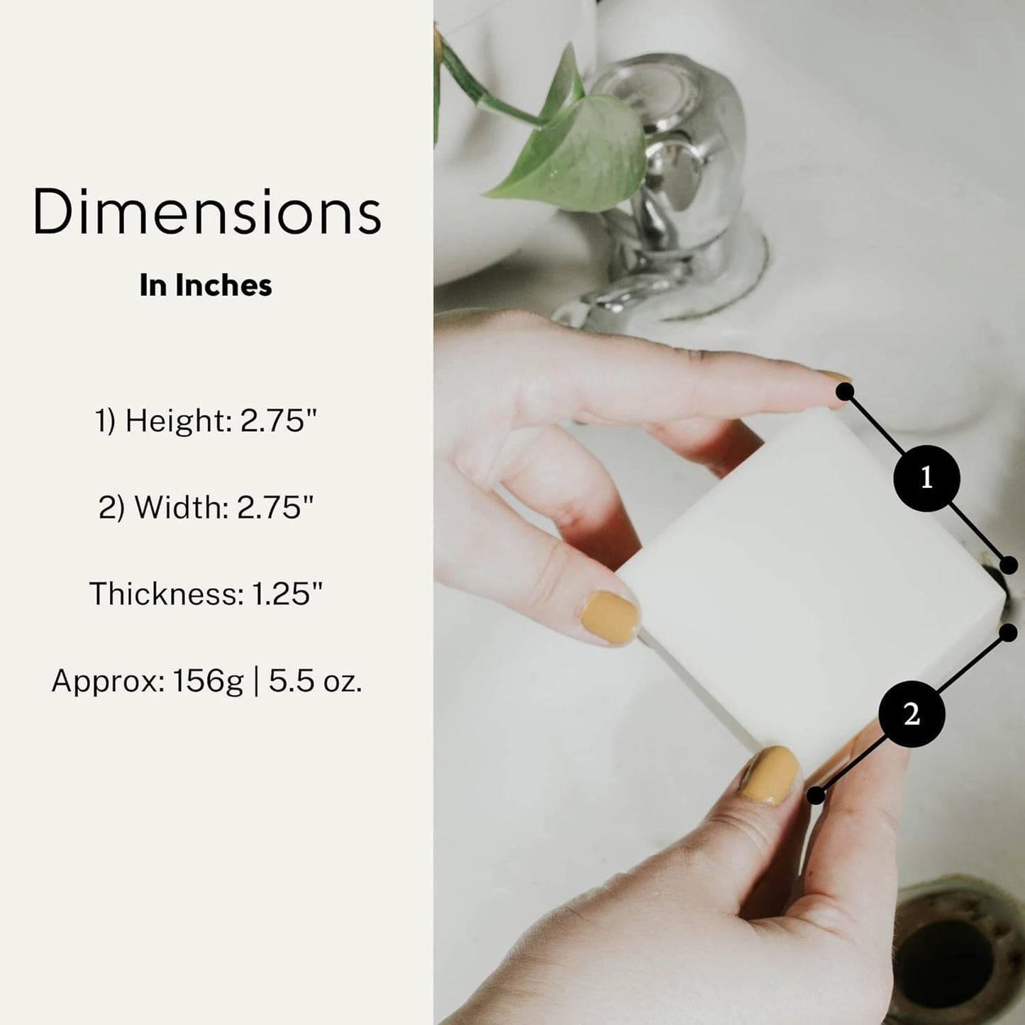 Zero Waste Dish Washing Bundle Kit | Eco-Friendly Solid Dish Soap Bar, Cedar Tray, Bamboo Pot Brush | Organic, Vegan, Non-Tox Dish Soap | 3pc. Set