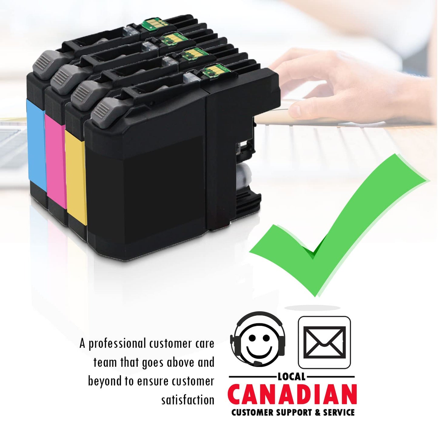 20 Inkfirst Compatible Ink Cartridges LC103 XL LC101 Replacement for Brother LC103 XL LC101 (4 Set + 4 Black) MFC-J4710DW MFC-J4310DW MFC-J475DW MFC-J470DW MFC-J4410DW MFC-J4510DW MFC-J4610DW