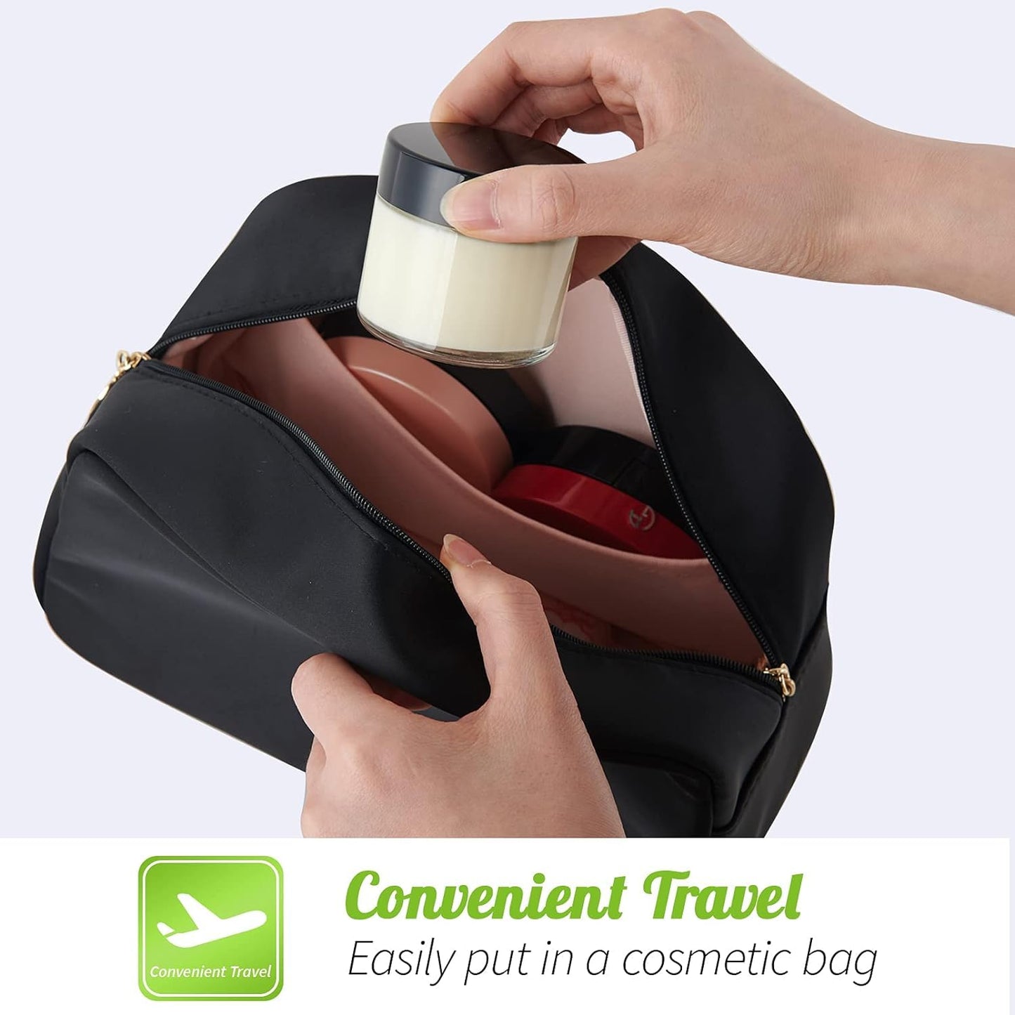 50 Pcs Clear Plastic Round Jars with Lids, 2oz/60ml Leak-Proof Cosmetic Storage Containers for Kitchen Use, Travel,Beauty Products, Cream, Scrubs, Bath Salt