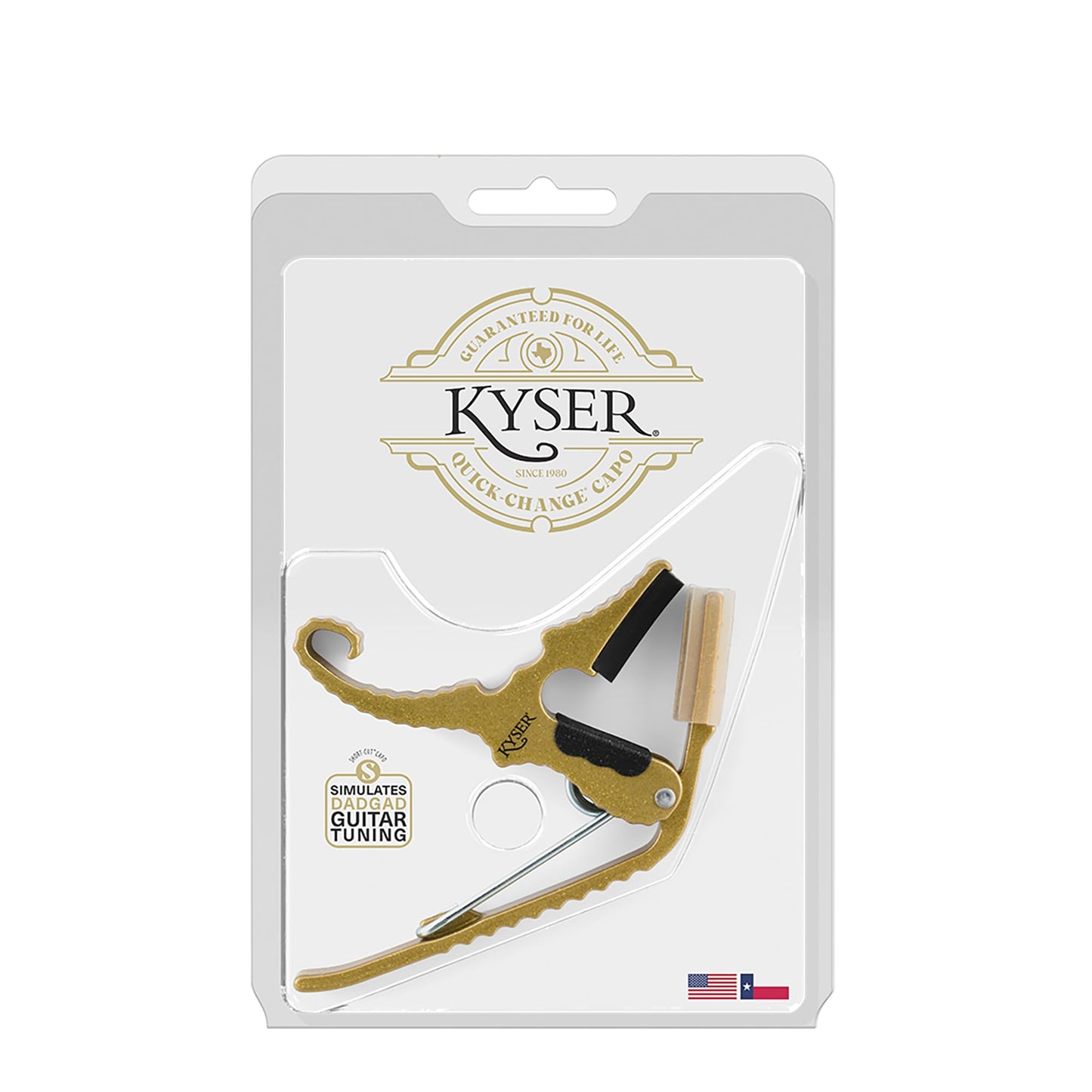 Kyser Short-Cut Partial Capo - Gold