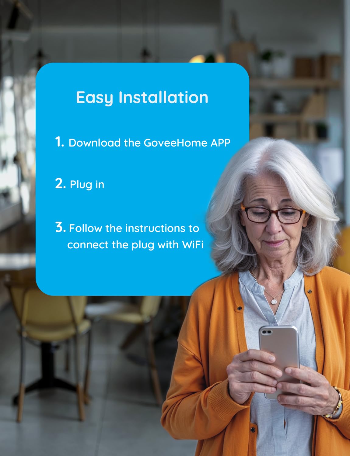 Govee Smart Plug, Bluetooth & WiFi Outlet Works with Alexa Google Assistant, 15A 1800W with 24 Timer Schedule & Group Remote Controller, No Hub Required, ETL & FCC Certified, 2.4G WiFi Only (4 Pack)