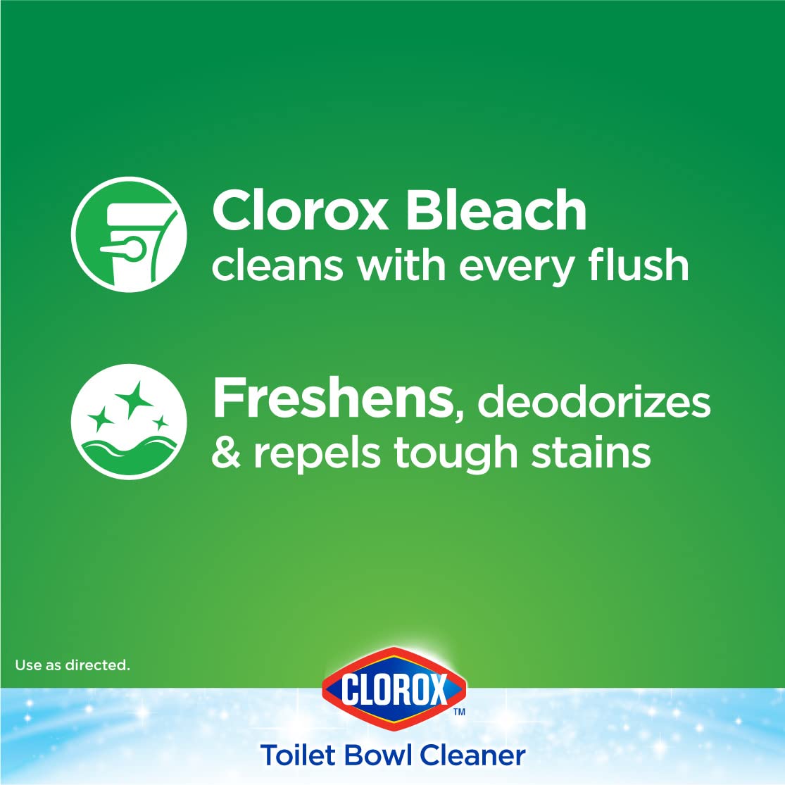 Clorox Automatic Toilet Bowl Cleaner with Bleach, 100 g, Multi-Pack of 12