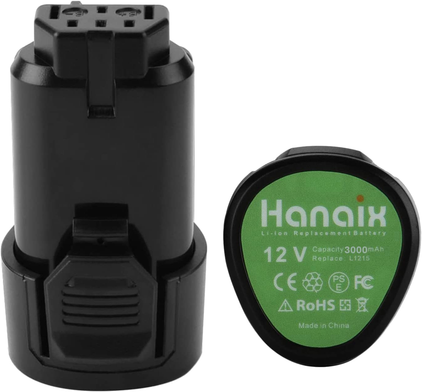 Hanaix 12V 3.0Ah Li-ion Replacement Battery for Ridgid R82007 R82009 R82048 R82049 AC82008 AC82049 130188001 130219001 130446011 for Ridgid 12v Battery