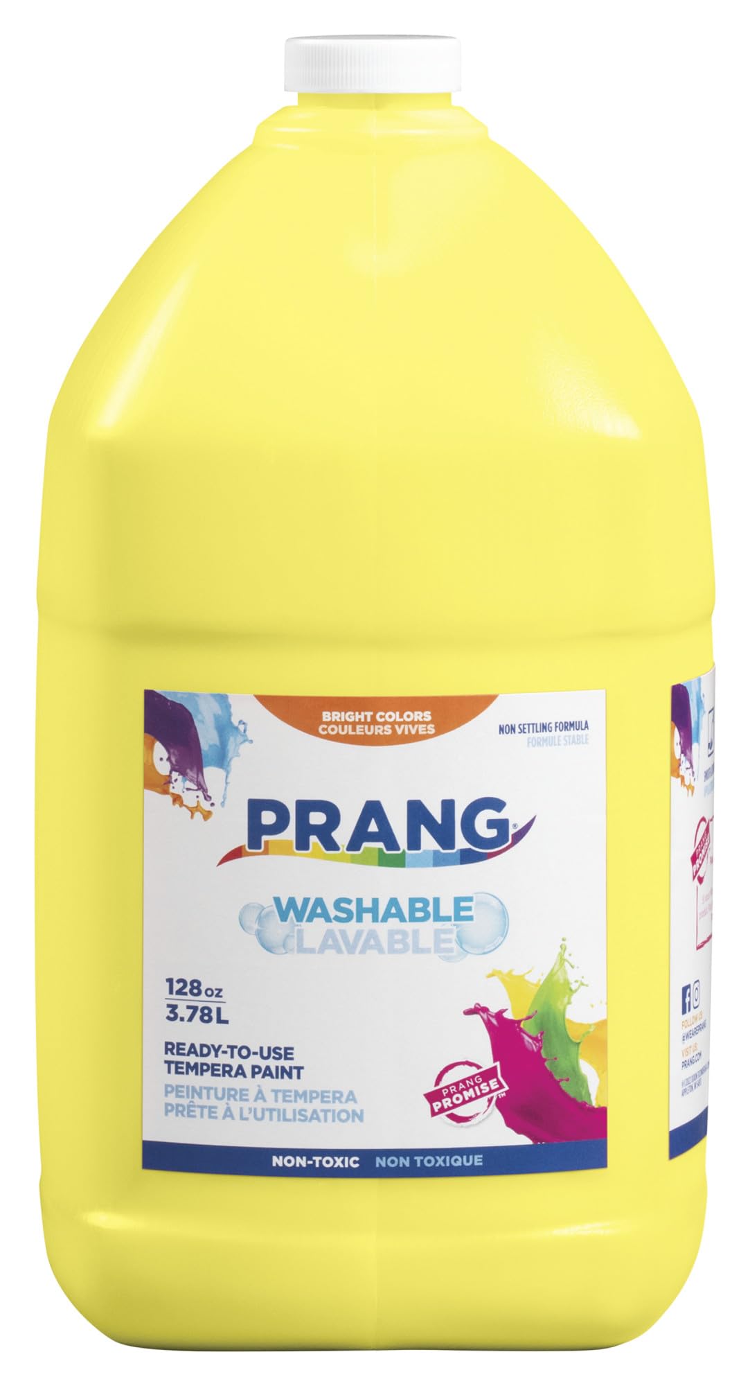 Prang 10603 Prang Washable Paint, Gallon Size, Yellow, 1-Unit