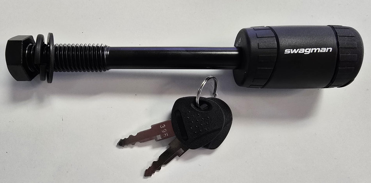 Swagman Anti-Wobble Threaded Hitch Pin, 5/8-Inch, Black (64027)