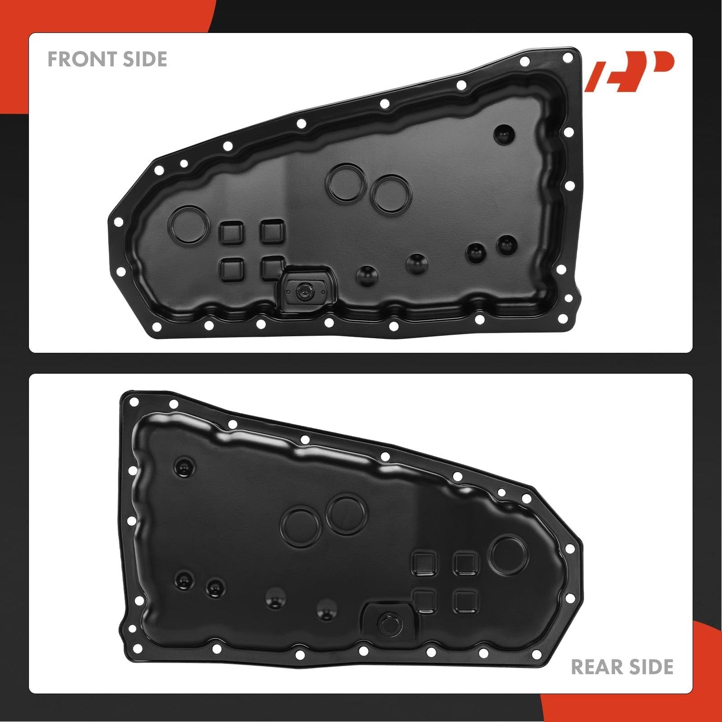 A-Premium Transmission Oil Pan with Drain Plug Compatible with Mitsubishi Outlander 2016-2020, Outlander Sport 2015-2024, Lancer 2016-2017, 2.0L 2.4L, Replaces 2705A048, 2705A062