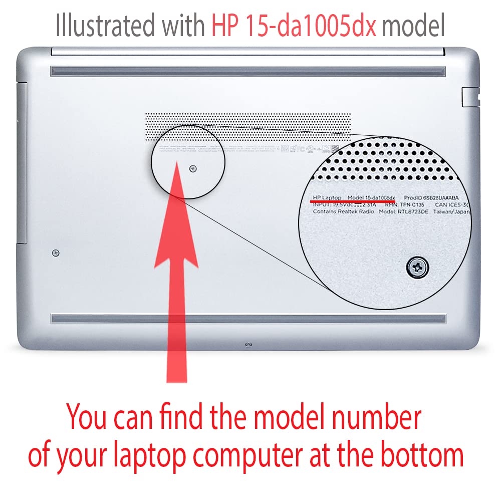 mCover Case Compatible with 15.6-inch Hewlett Packard 15-DYxxxx / 15-EFxxxx / 15-DWxxxx / 15-FCxxxx / 250 G8/G9 Series Notebook PC ONLY (NOT Fitting Any Other Hewlett Packard Models) - Clear