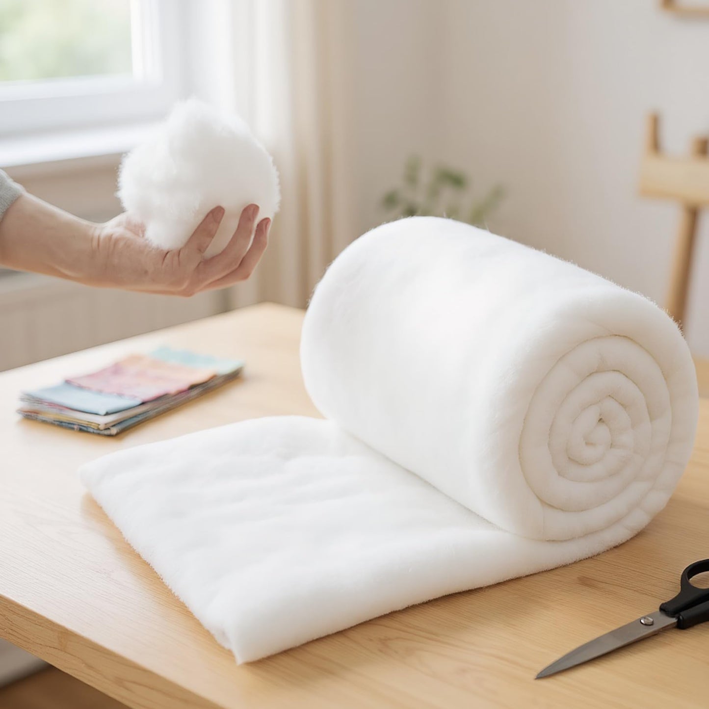 Upholstery Batting, Dacron Polyester Cushion Wrap for Foam Padding, Cushions & DIY Upholstery Projects