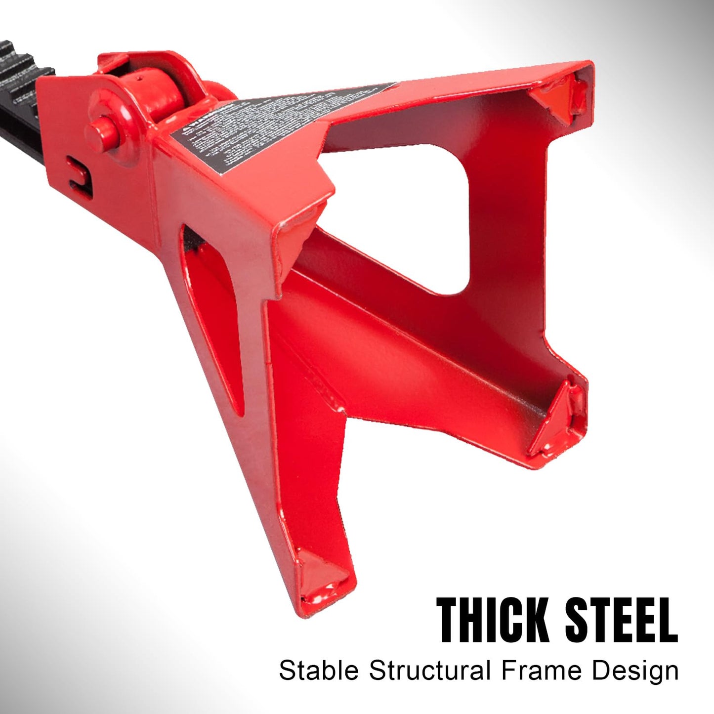 Jack Stands 3 Ton (6,000 LBs) Car Jack Stand Adjustable Car Lifting Stand (Not Suitable for SUV,Truck), Red, 2 Pack