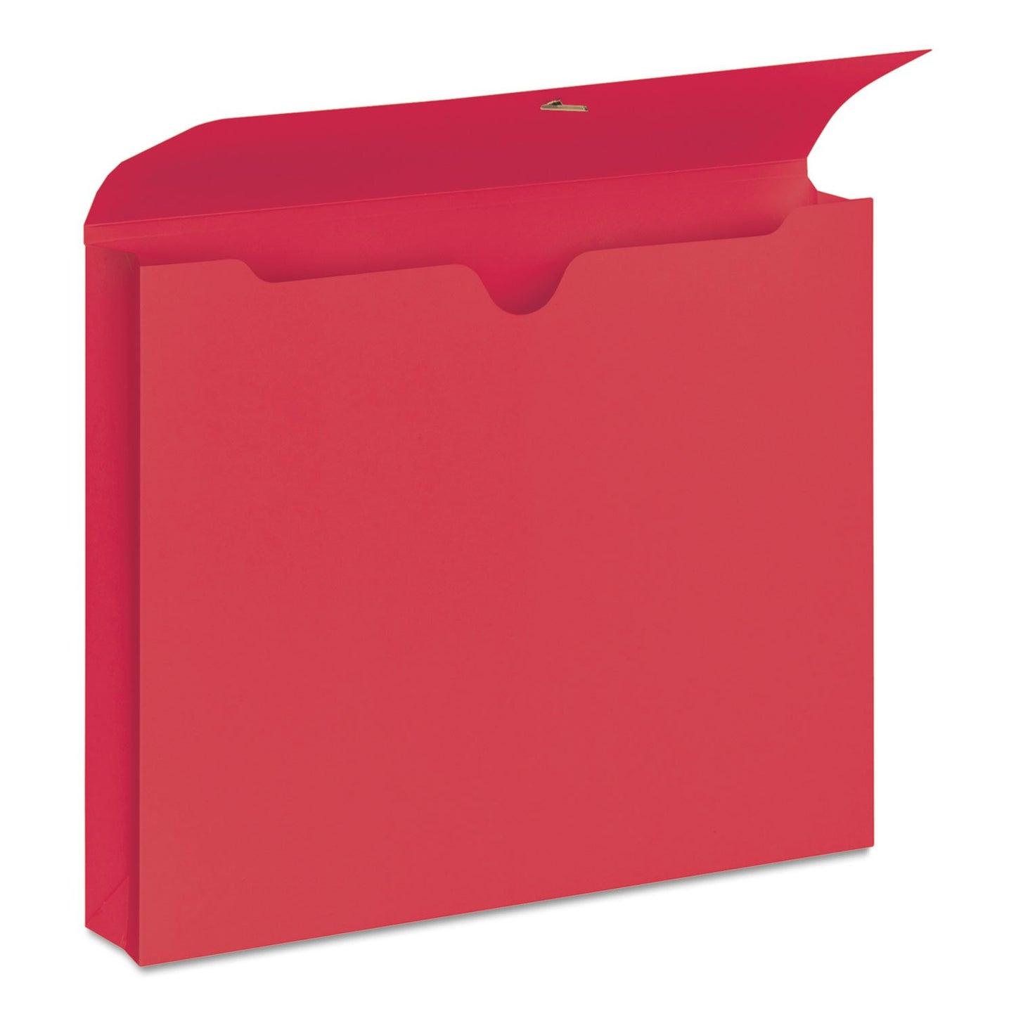 Smead Expanding Wallet with Elastic Closure, Letter Size, 2-Inch Expansion, Red, 10 Per Box (77205)