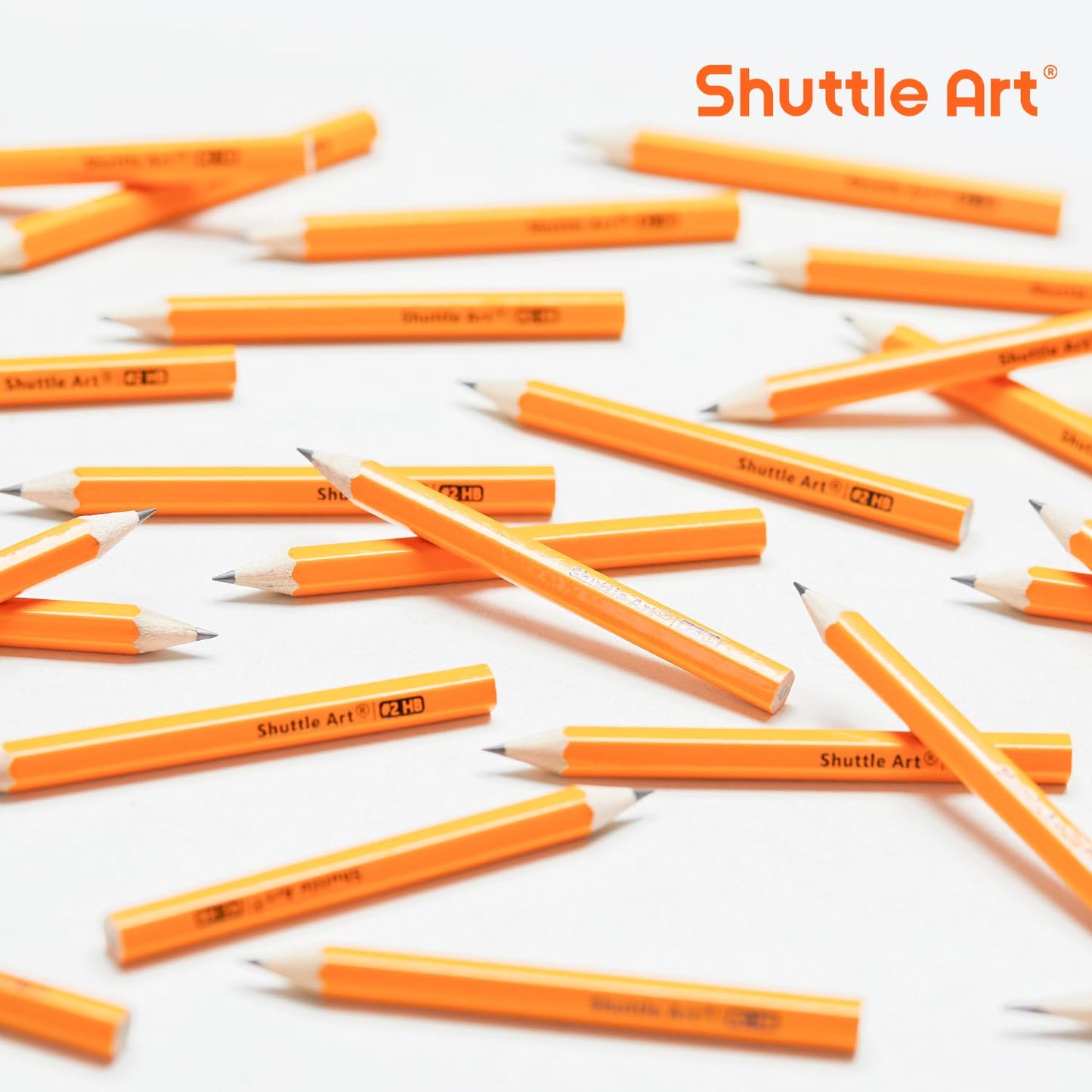 Shuttle Art 900 Pack #2 HB Golf Pencils, Wood-cased 3.5” Mini Pencils Bulk, Pre-sharpened Small Pencils for Kids Teachers Writing Marking Sketching, Classroom Essentials, Back to School Supplies