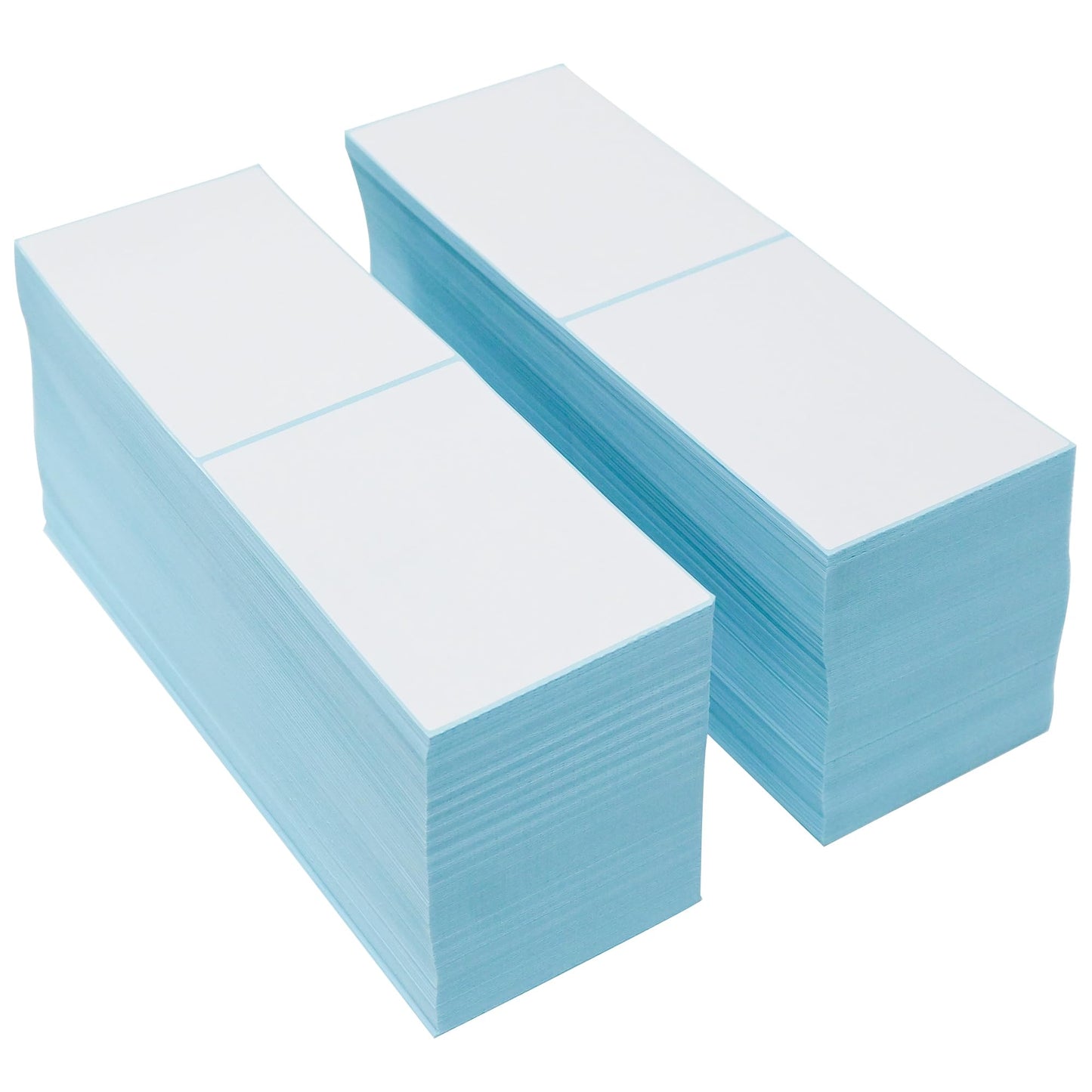 L LIKED 4x6 in Thermal Shipping Labels, 4000 Pcs Fanfold Thermal Printer Labels for Address, Mailing, Boxes, Packages, Compatible with Zebra & Rollo Printer