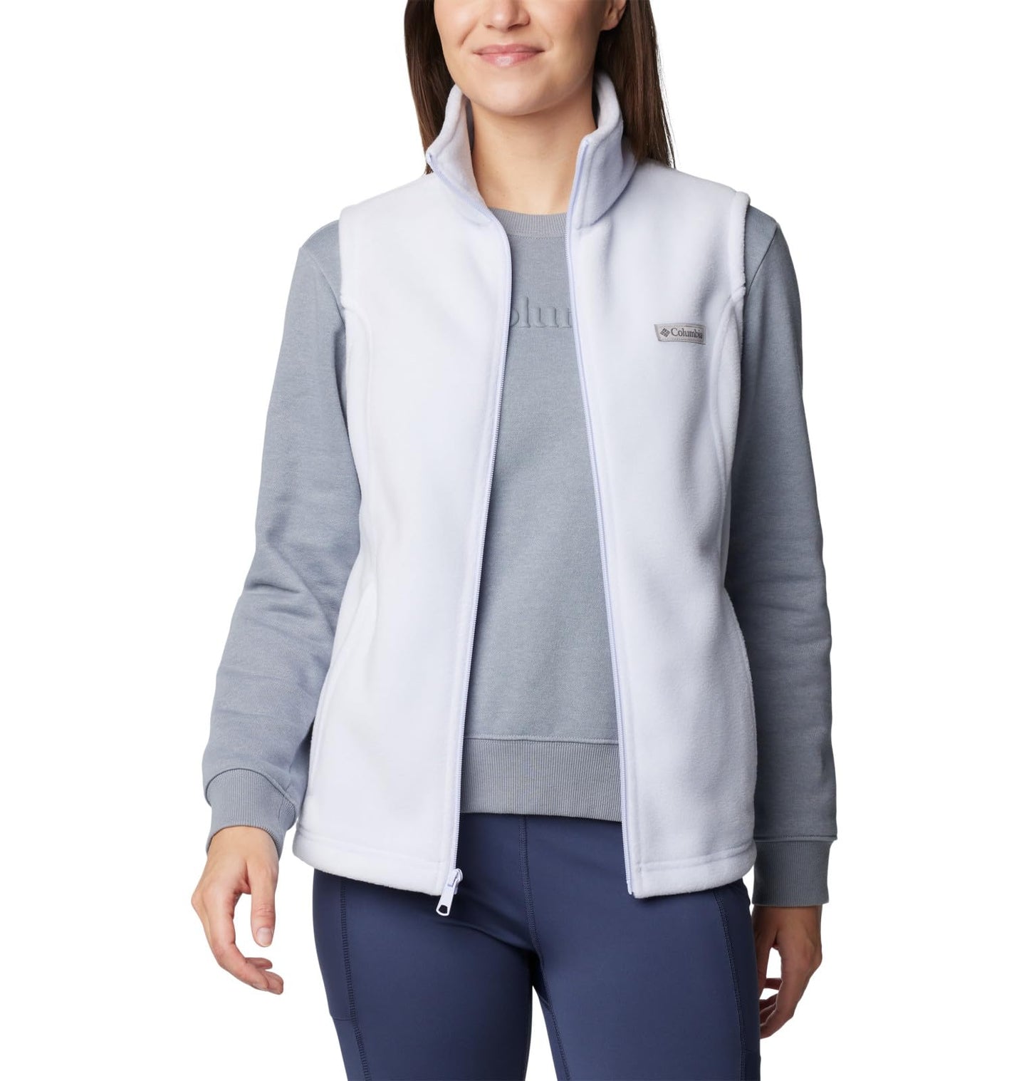 Columbia Women's Benton Springs Vest, Snowdrift, X-Large