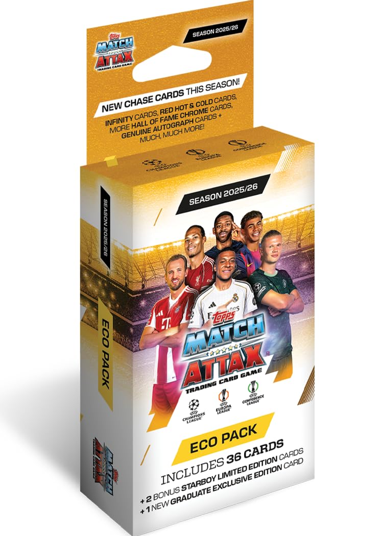 Topps Match Attax 2025/26 Trading Card Collection - Eco Pack