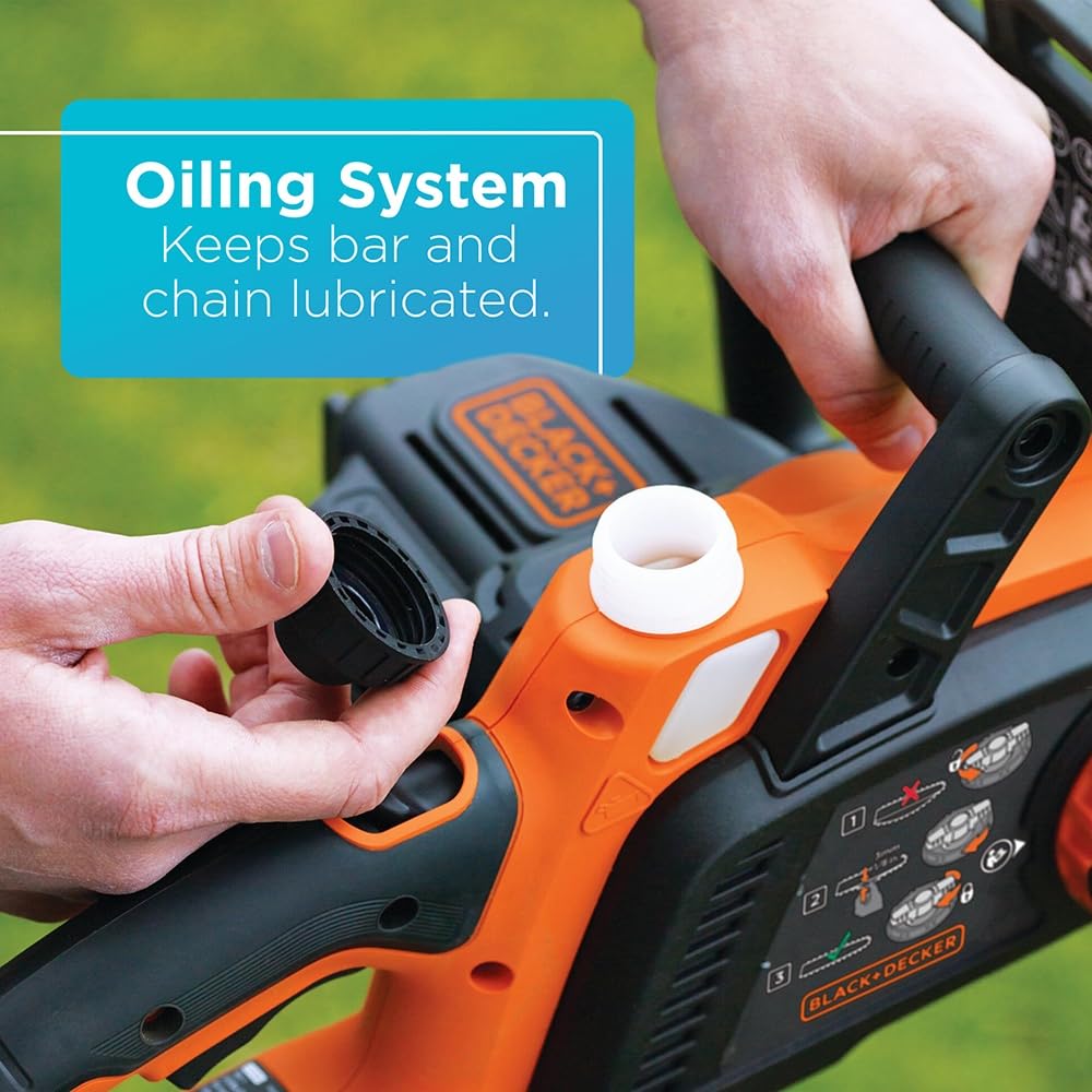 BLACK+DECKER 20V Max Cordless Chainsaw, 10-Inch, Tool Only (Battery & Charger Sold Separately) (LCS1020B-CA)