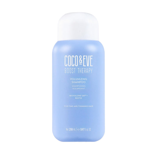 Coco & Eve Boost Therapy Volumizing Shampoo with Biotin, Panthenol to Target Hair Thinning, Enhance Volume and Density. Strengthening, Thickening Shampoo for Fuller, Healthier Hair. (9.47 fl oz)