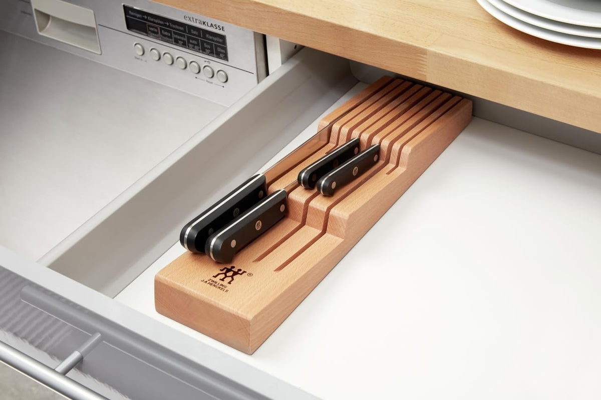 ZWILLING Knife Block, 8-Slot, Beechwood