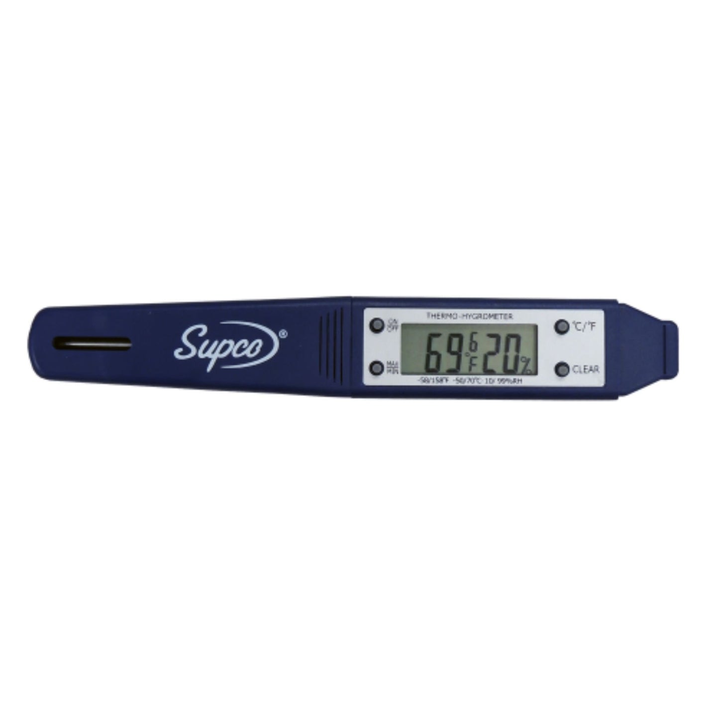 Supco THP2 Dual Display Thermo-Hygrometer Pen,-4 to 122 Degrees F