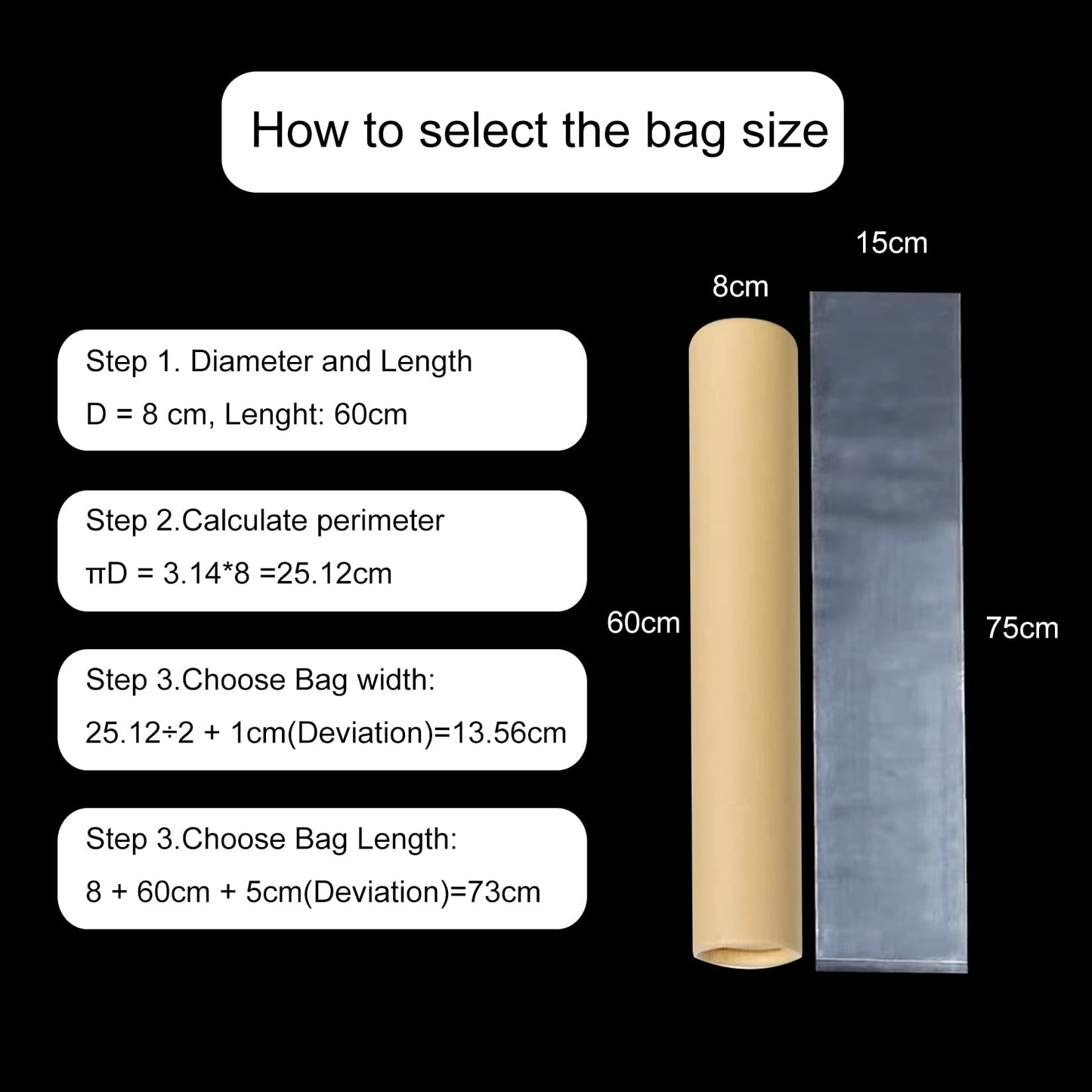 Long Plastic Poly Bags 12x40 Inch 50 Pack Poster sleeves, 2 Mil Clear Flat Open Blueprint Storage Poster Tube for Large Narrow Items, Waterproof