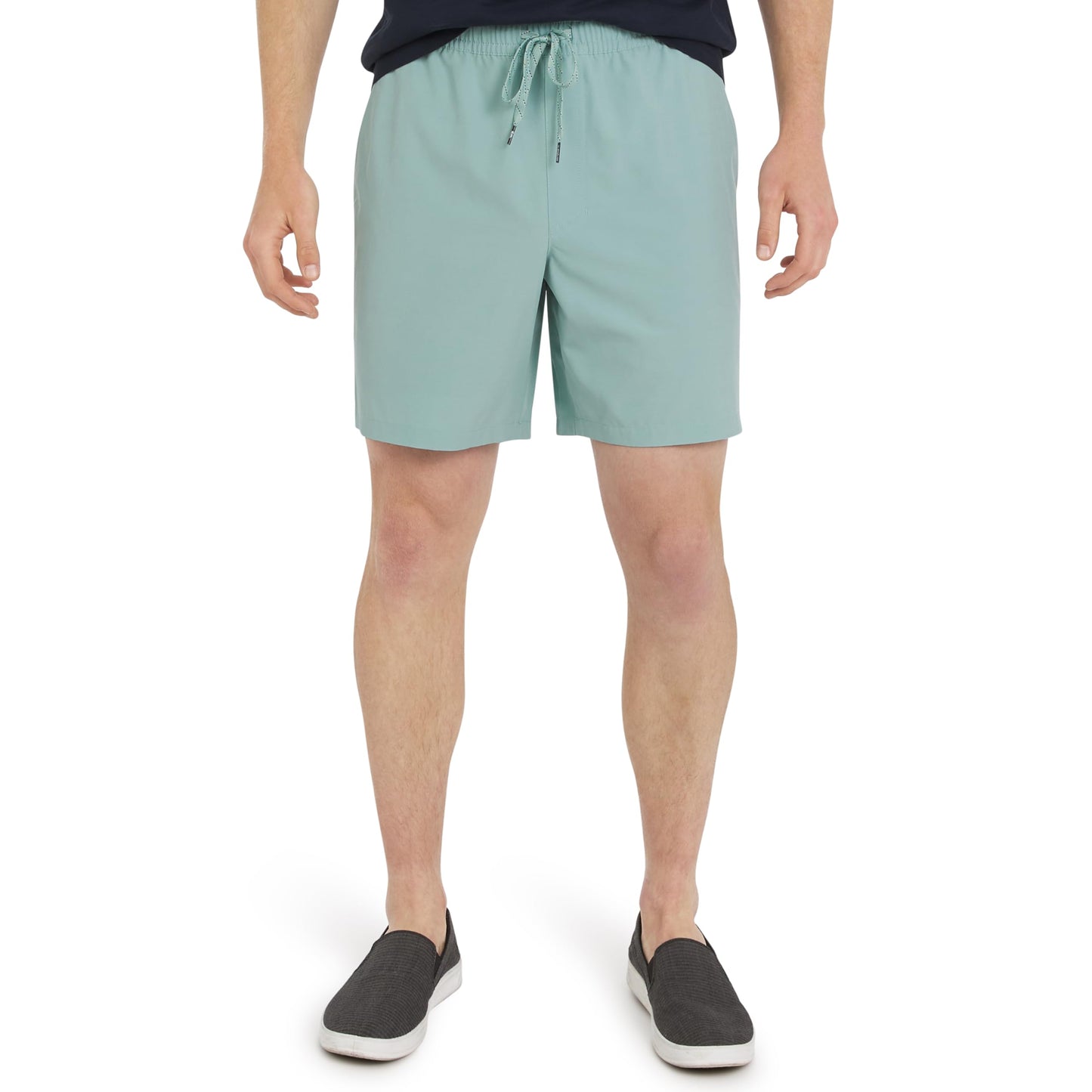 Quiksilver Men's Regular Fit Stretch Waist Water Friendly Active Hybrid Shorts (S-XXL), Jade Grey, Large