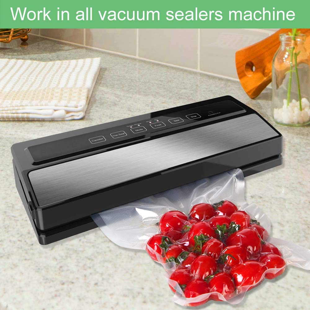 O2frepak 200 Quart Size 8" x 12" Vacuum Sealer Bags for Food,BPA Free and Puncture Prevention Vacuum Seal Food Bags,Great for Sous Vide Vaccume Sealer PreCut Bag