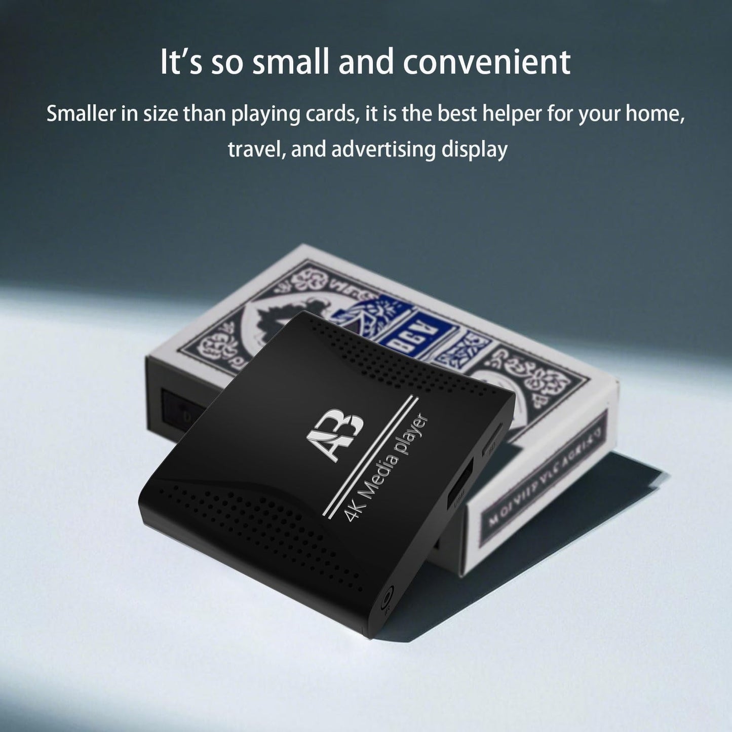 4K Ultra HD Digital Media Player for USB Drives and microSD Cards,Featuring HDMl and Analogy AV,Digital Signage,with Automatic Playback,Resume and Looping Capability for H.265 Videos,Music and Photos