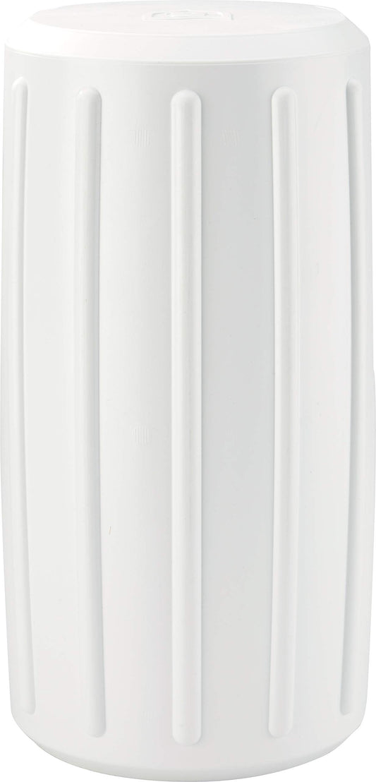 Attwood 93534-1 Softside UV-Resistant Marine 15-Inch Round Corner Dock Fender, White