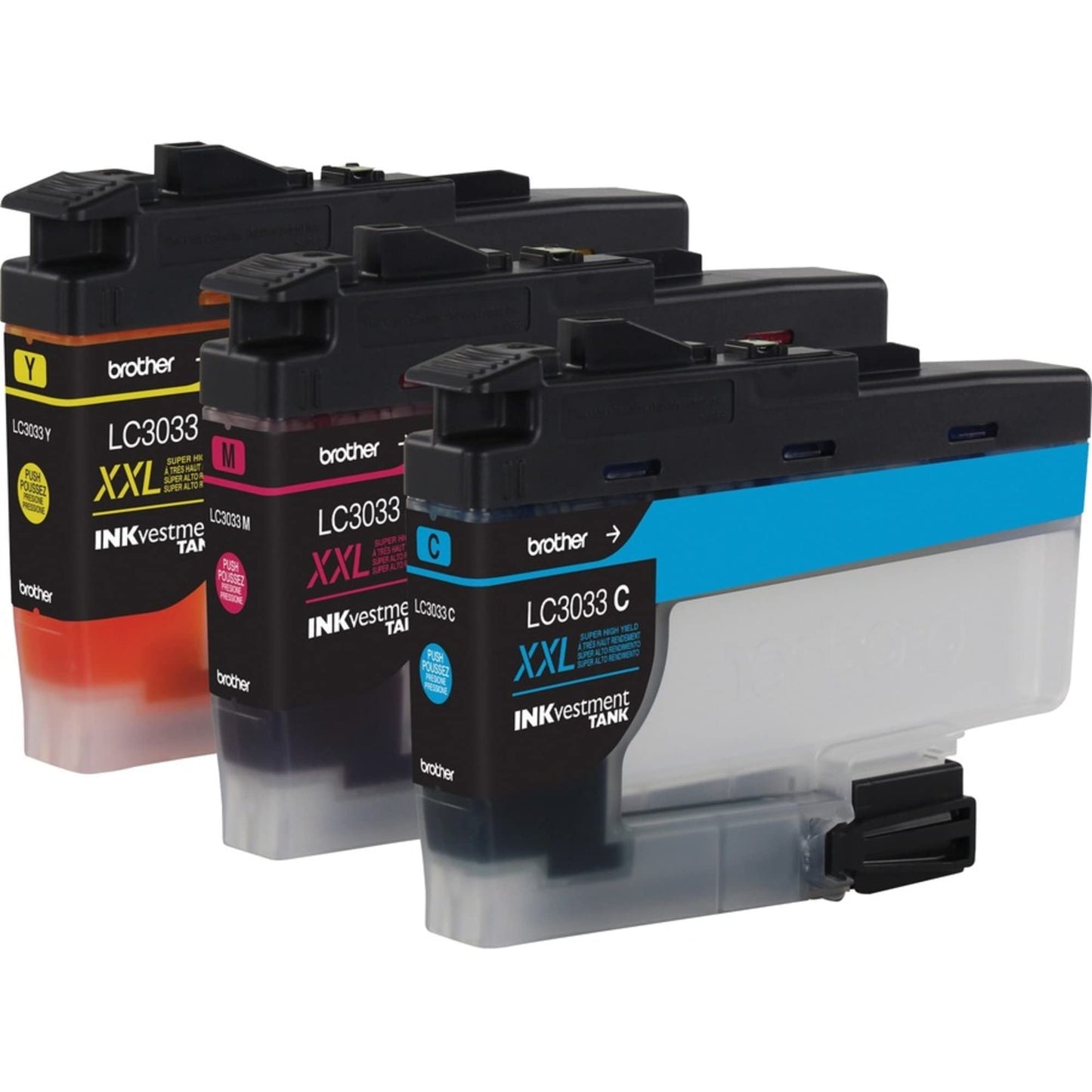 Brother Genuine LC30333PKS Super High-Yield Colour Ink Cartridge Value Pack, Original Ink Replacement cartridges, Cyan/Magenta/Yellow, Ink for Brother Inkjet Printers MFC-J995DW and MFC-J995DWXL