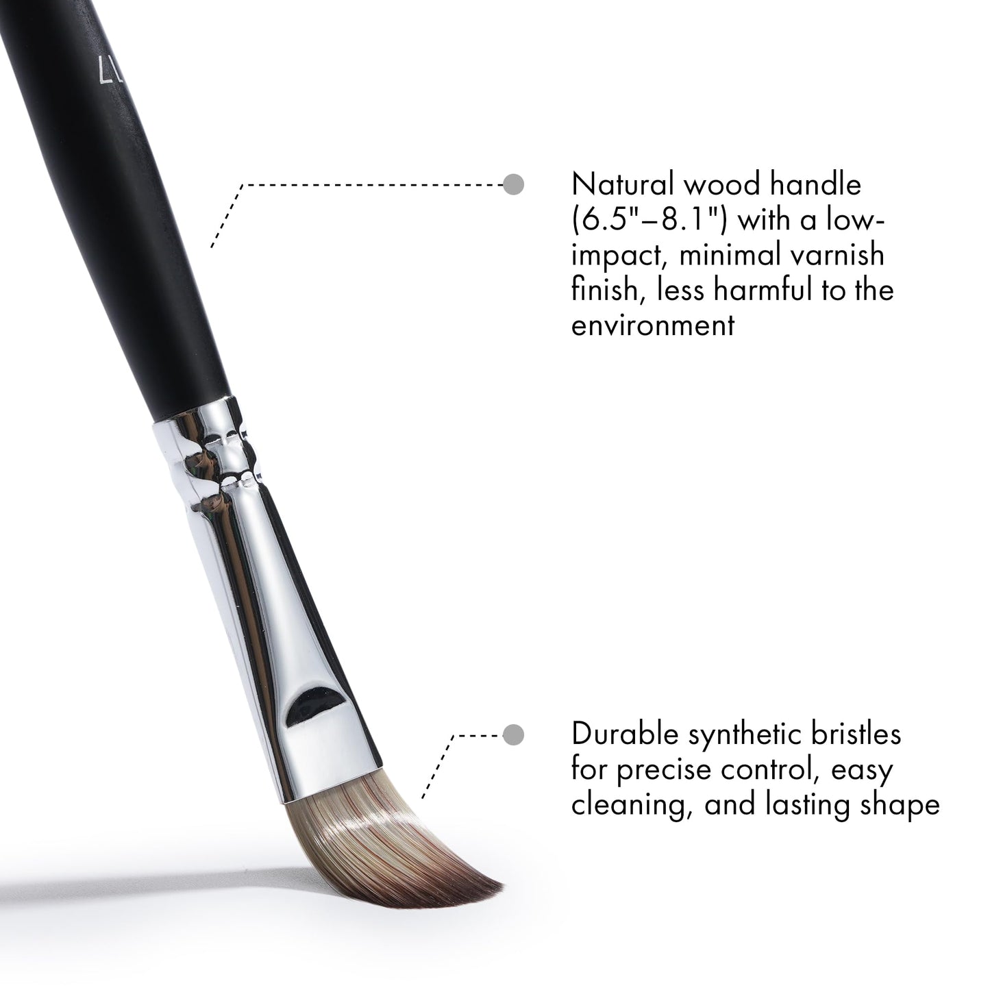 ARTIFY 24 Pieces Paint Brush Set, Expert Series, Enhanced Synthetic Brush Set with Cloth Roll and Palette Knife for Acrylic, Oil, Watercolor and Gouache (Black)