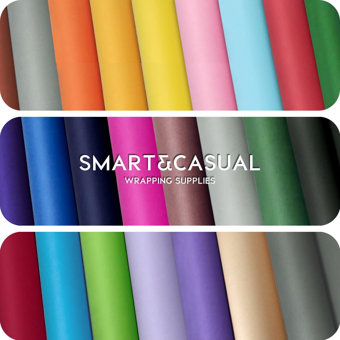 SMART&CASUAL 24" x 2,520" (210') Brown Kraft Craft Paper Roll for Gift Wrapping Bulletin Board Bouquet Flower Art Packing Parcel Table Covering 70GSM 50LB (Brown, 24" x 210')