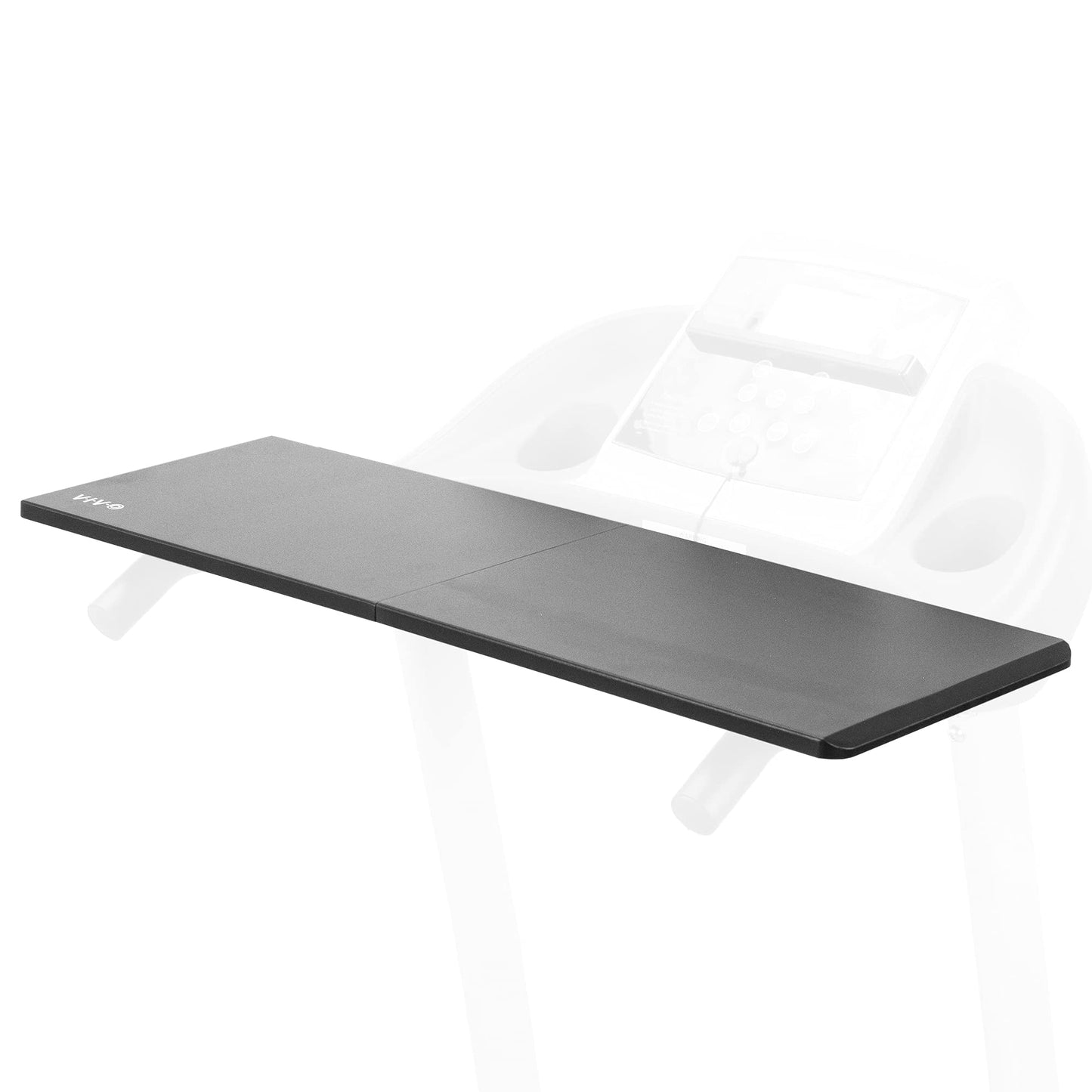 VIVO Universal Treadmill Desk, Ergonomic Platform Designed for Notebooks, Tablets, Laptops, and More, Workstation for Treadmill Handlebars up to 31 inches, Black, Stand-TDML2